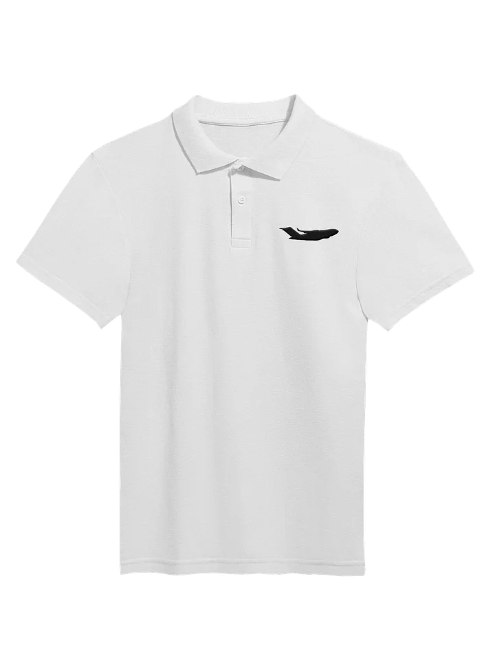 YPPH Plane Guy White Polo product image (1)