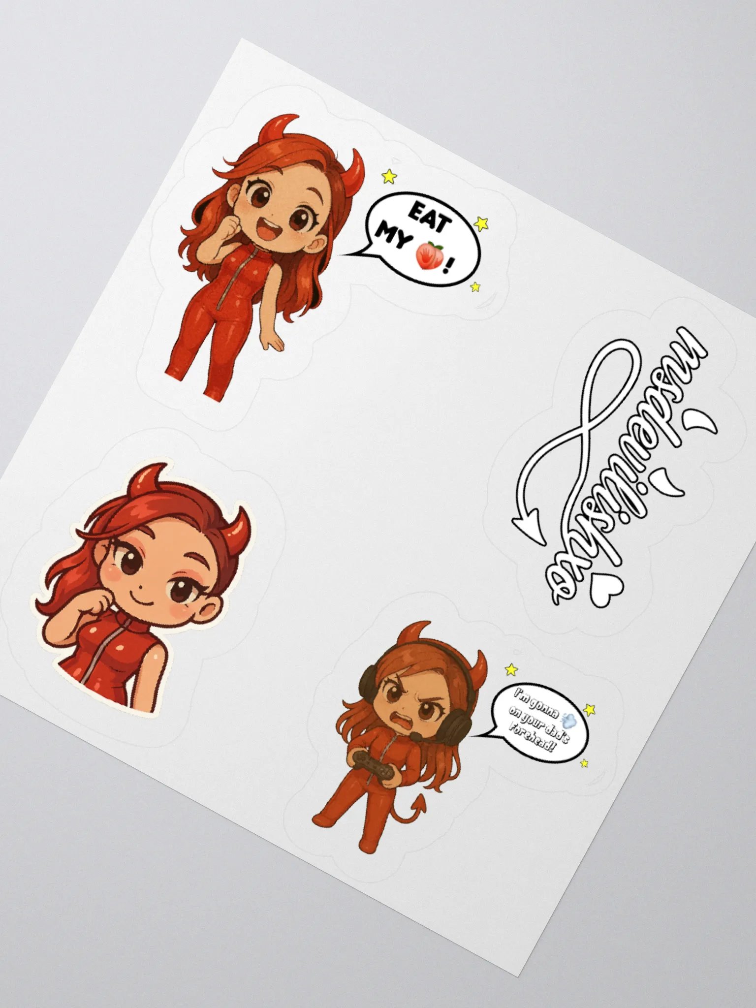Devilishly Cute Sticker Sheet product image (6)