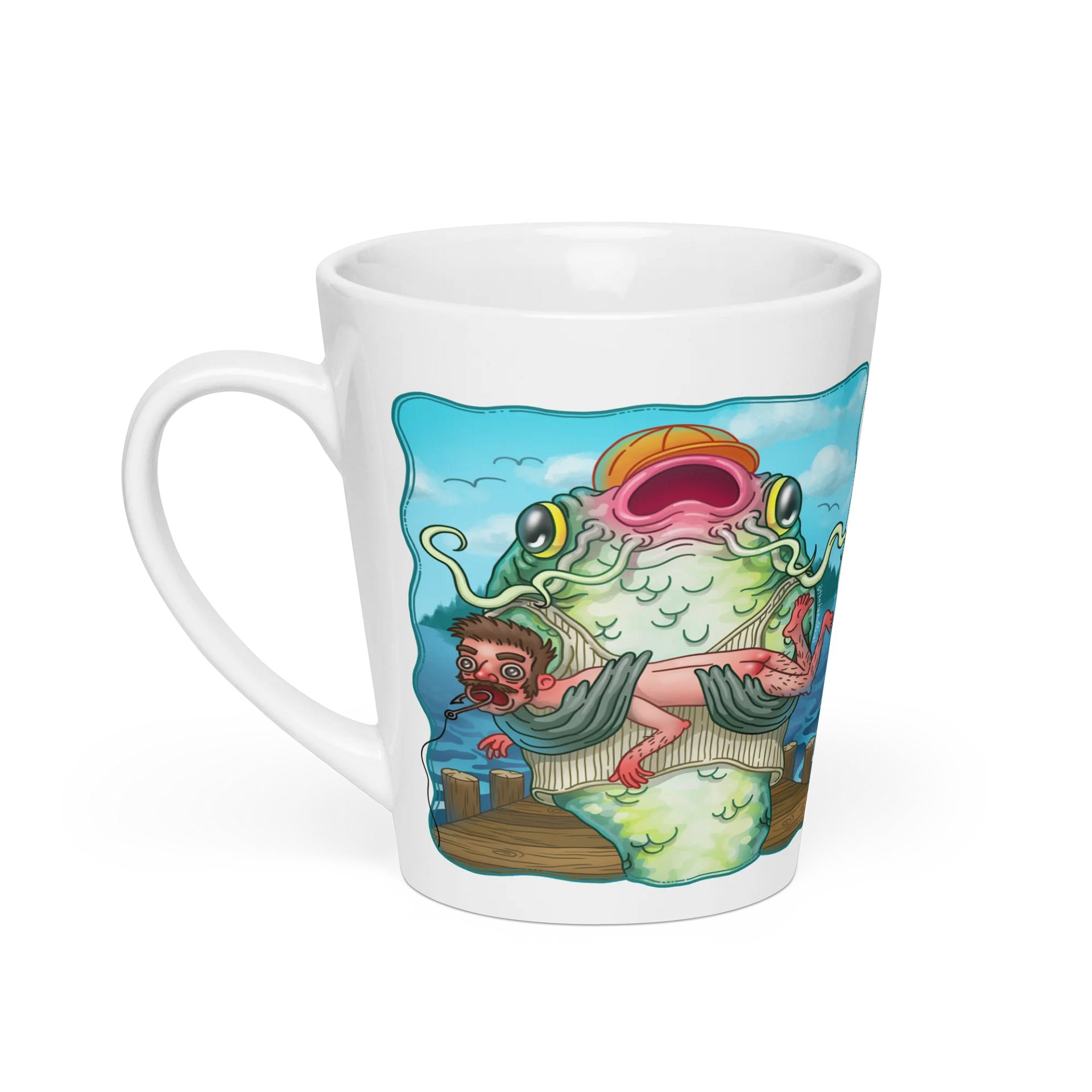 Gill, 26 (+ hookr logo) Latte Mug product image (1)