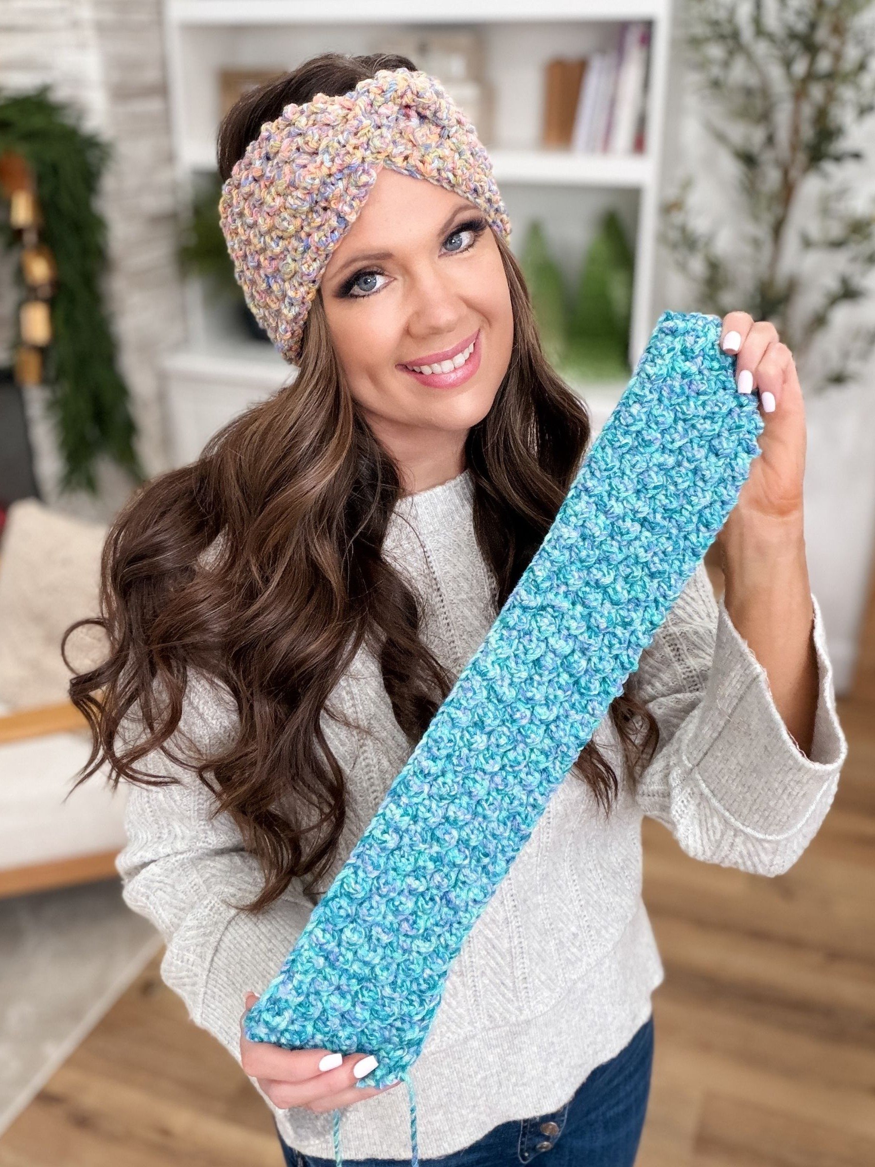 Winterberry Ear Warmer Crochet Pattern product image (3)