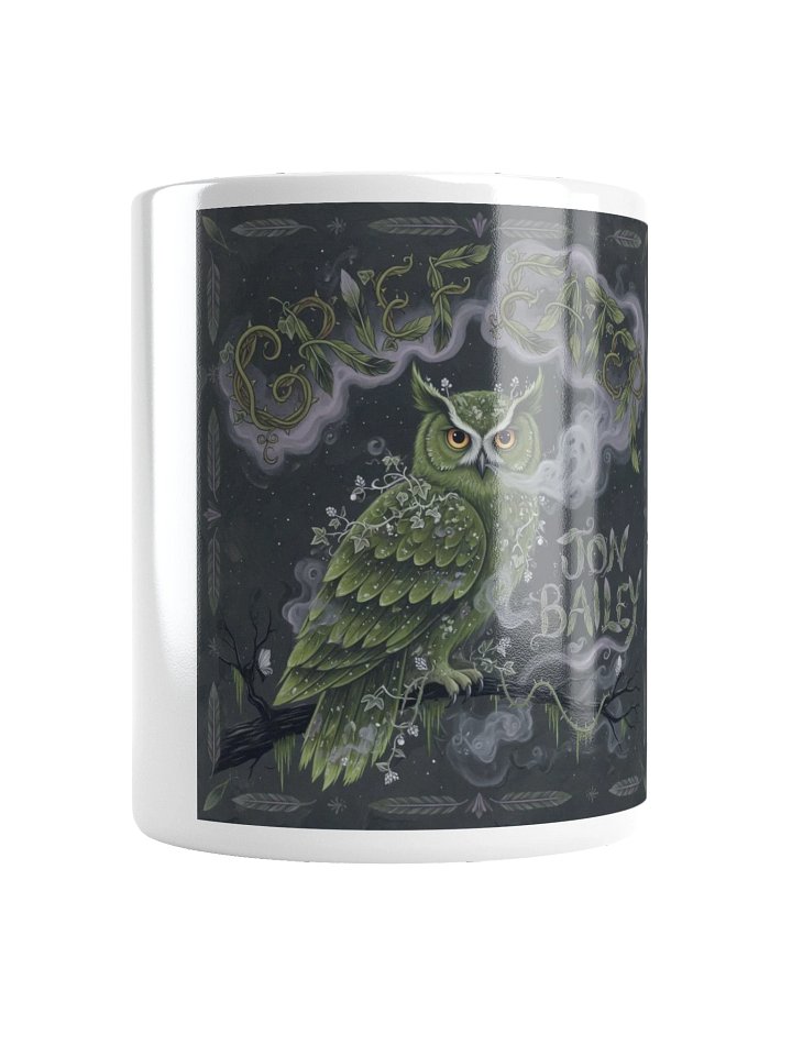 Haunted Bird Mug — Moss Owl product image (2)