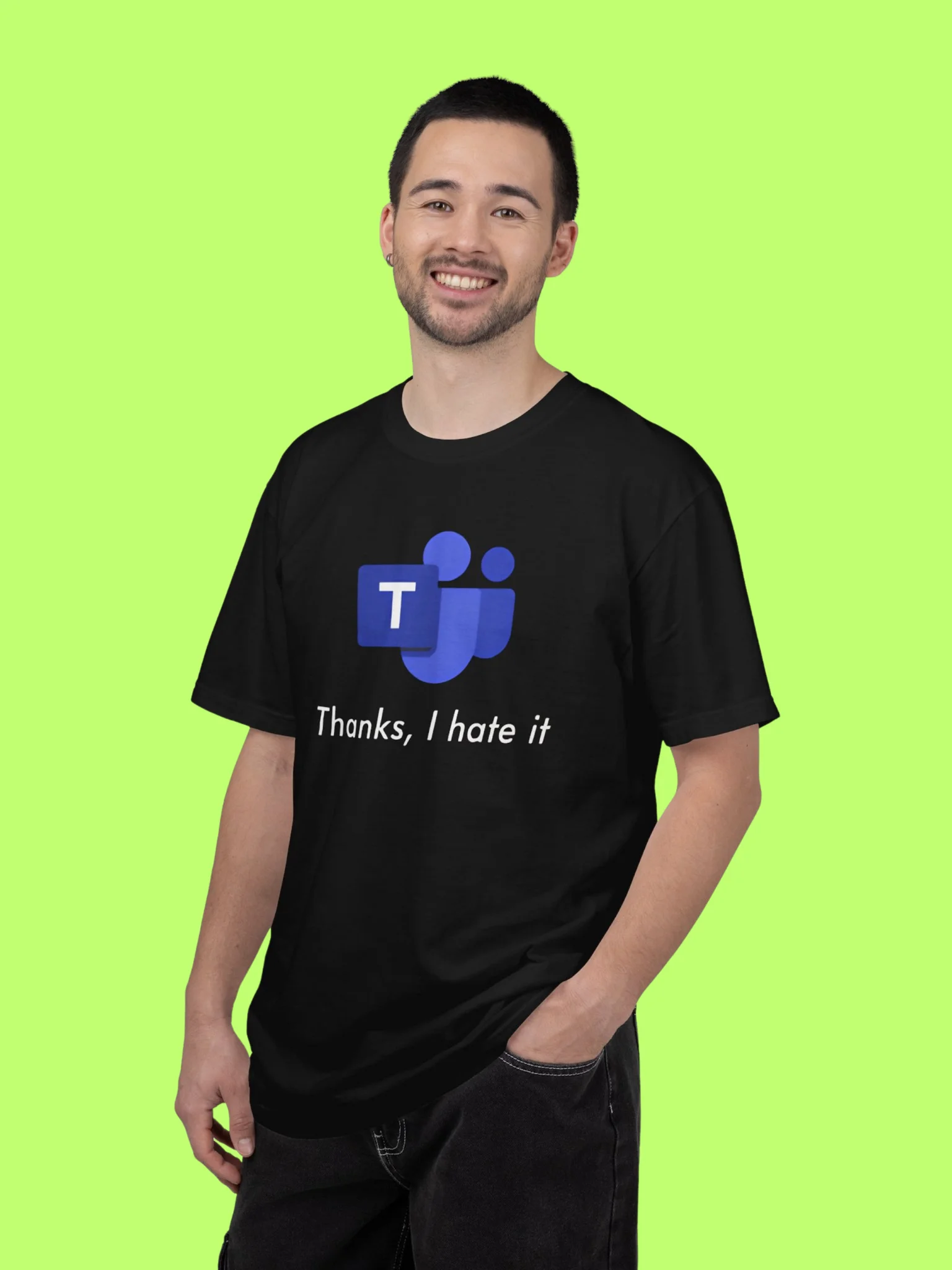 Microsoft Teams Thanks I Hate It Shirt product image (151)