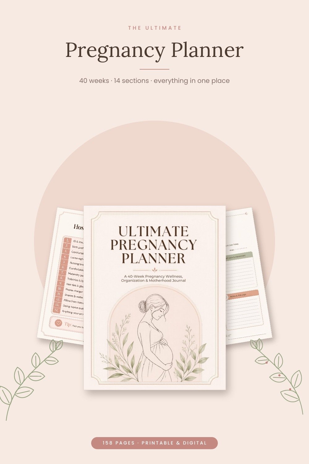 The Gentle Pregnancy Planner product image (6)
