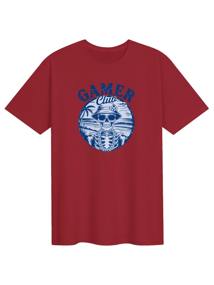 Tropical Gamer Skeleton T-Shirt product image (2)
