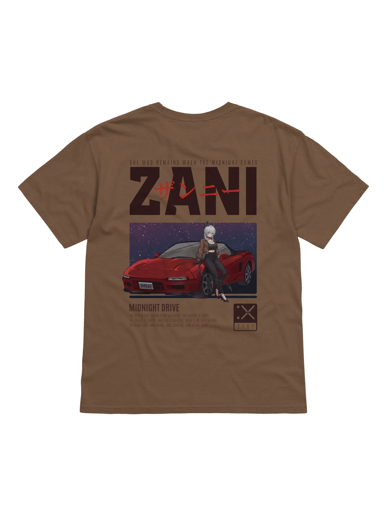 Zani JDM T-Shirt (Light Colors) | WuWa Anime Streetwear product image (2)
