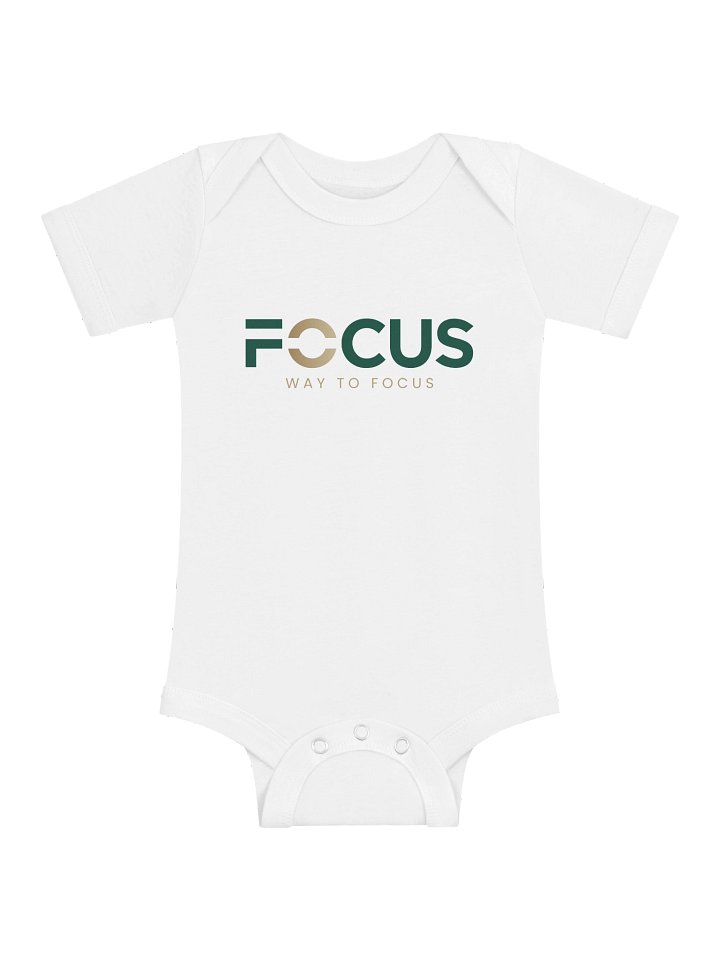 FOCUS Baby One Piece — White product image (1)