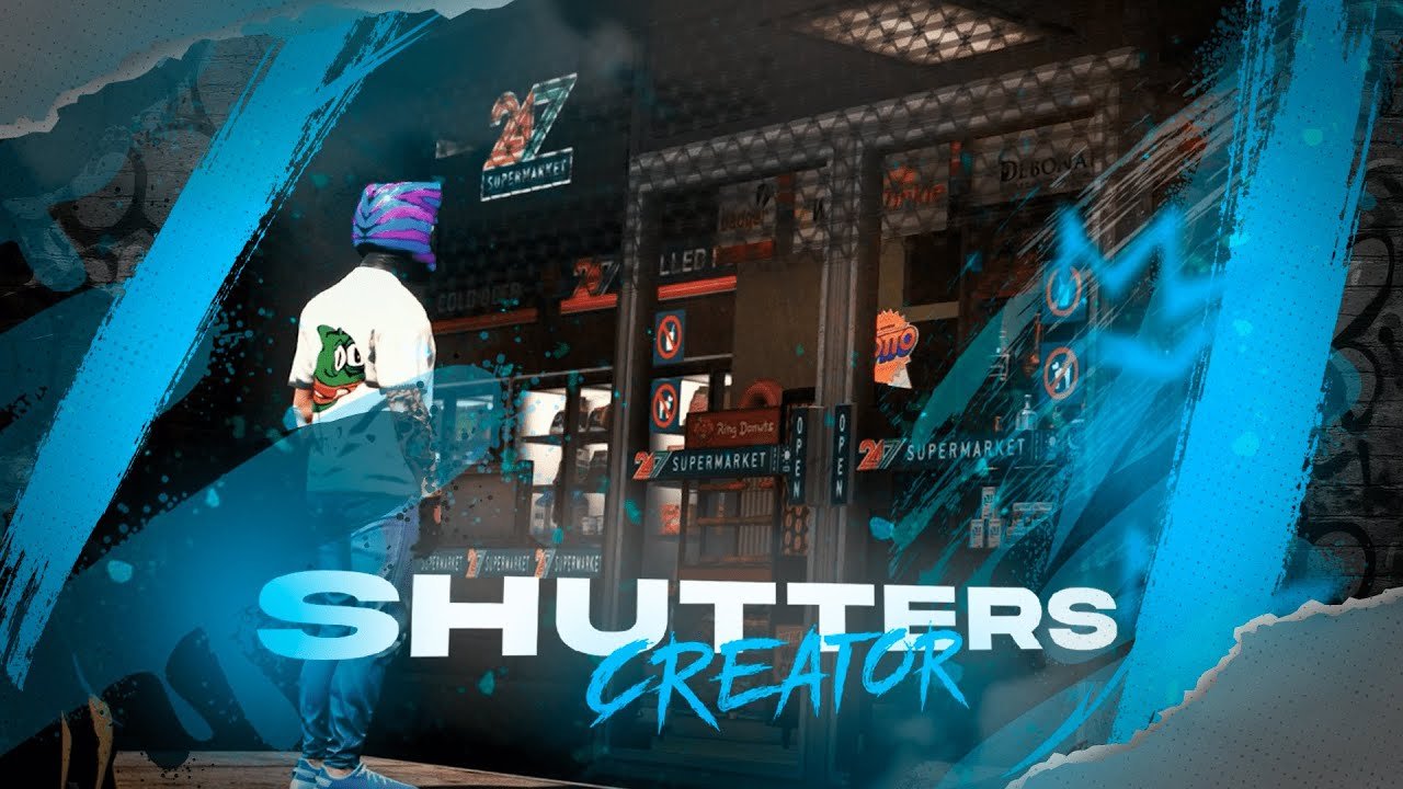 Shutters Creator for FiveM | Dynamic shutters system for shops & buildings [ QB / ESX / QBOX ] product image (1)