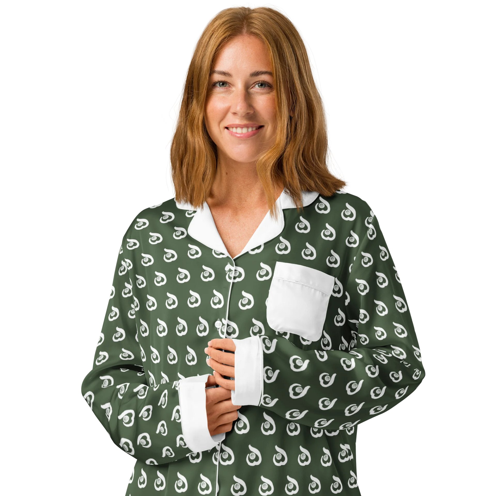 Junior Sprout Patterned Long Sleeve Pajama Top product image (3)