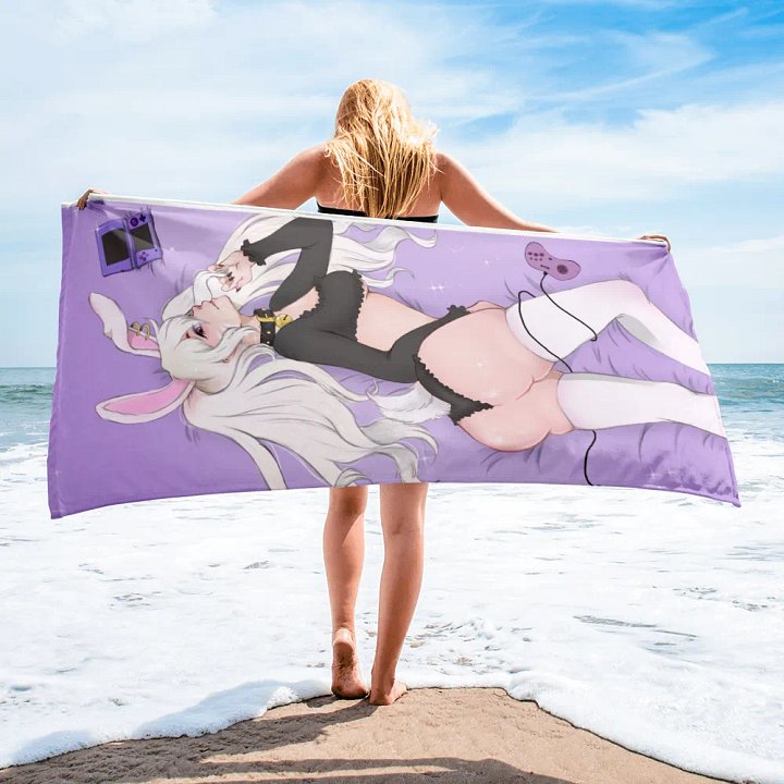 Bunny Gamer Mioshi Sublimated Towel product image (2)