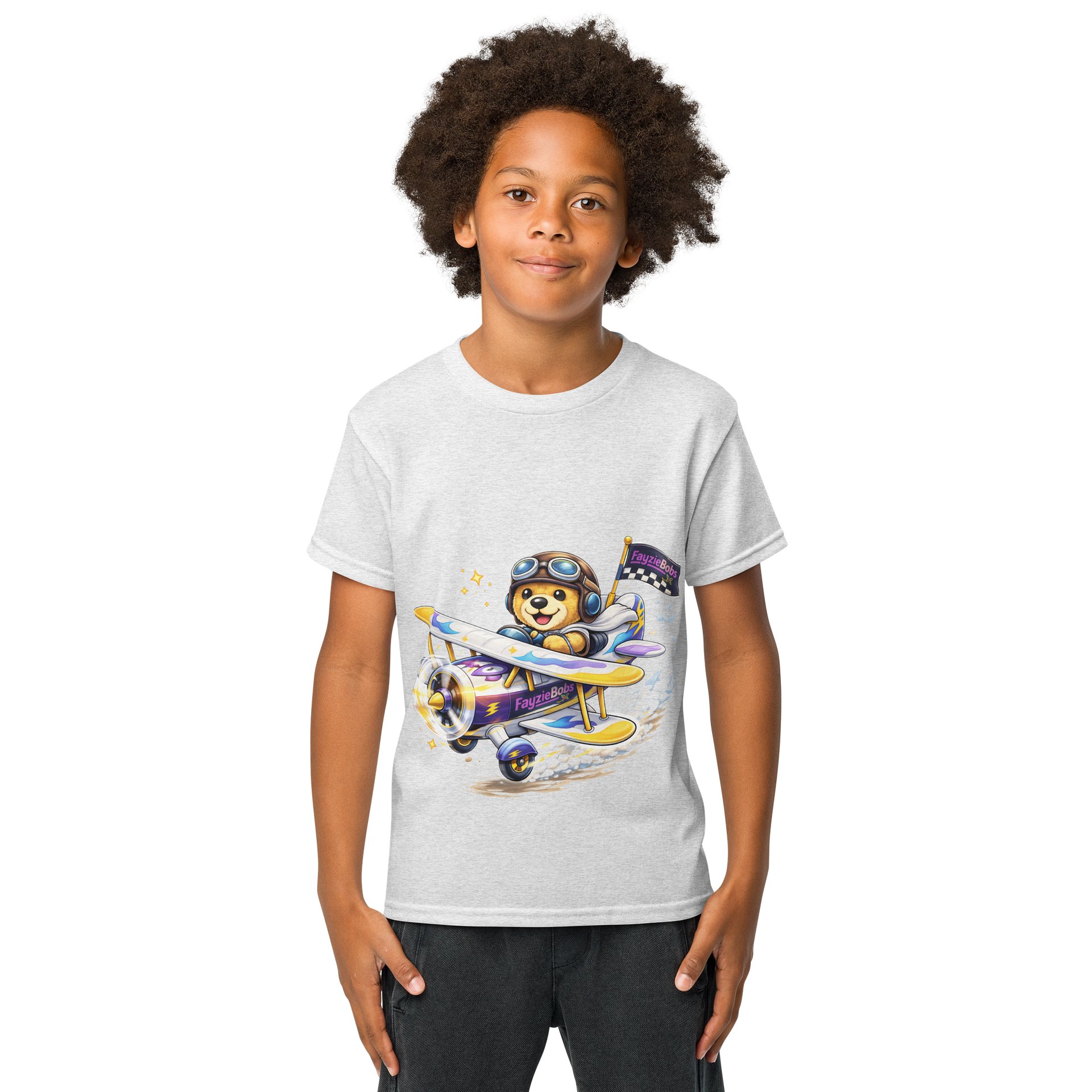 Bobzie Aviator Adventure Youth Tee | Explorer Edition by FayzieBobs product image (1)