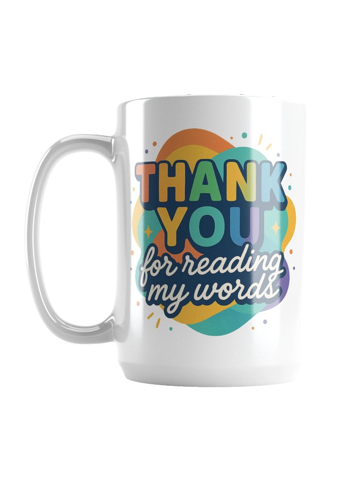 Thank You for Reading My Words 2 Mug product image (1)