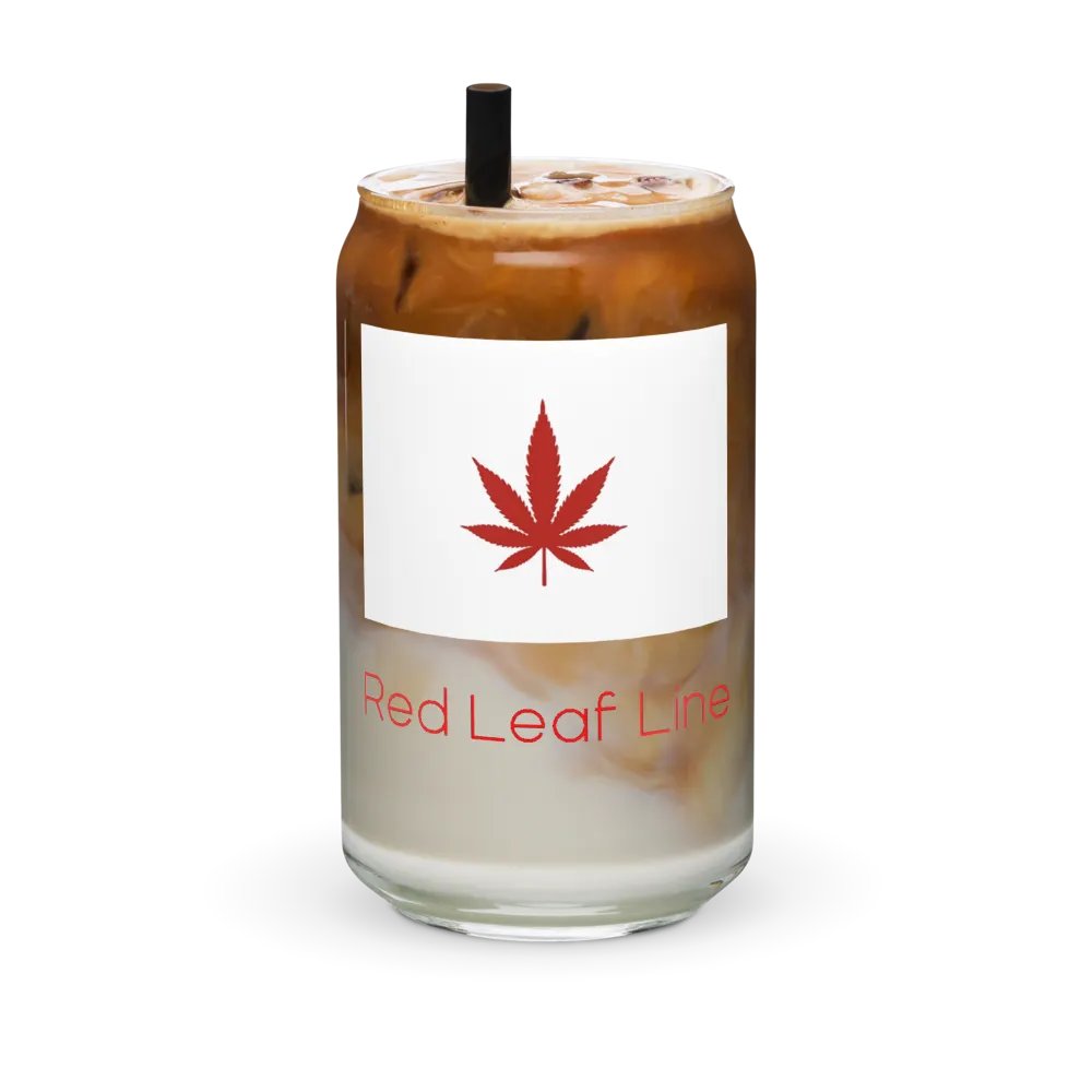 Red Leaf Line Can-Shaped Glasses product image (36)