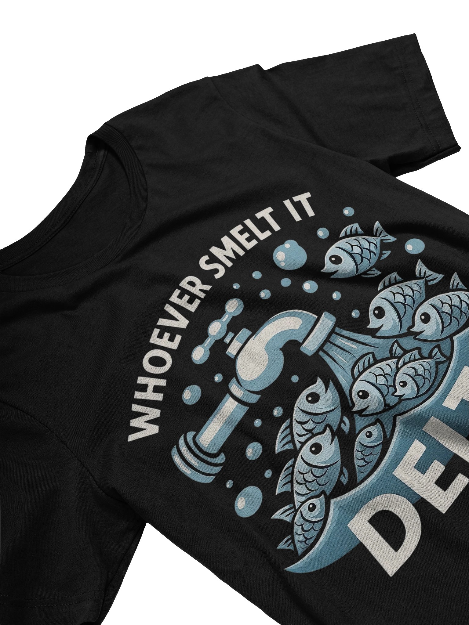 Whoever Smelt It Delta Tee - Black Only product image (4)