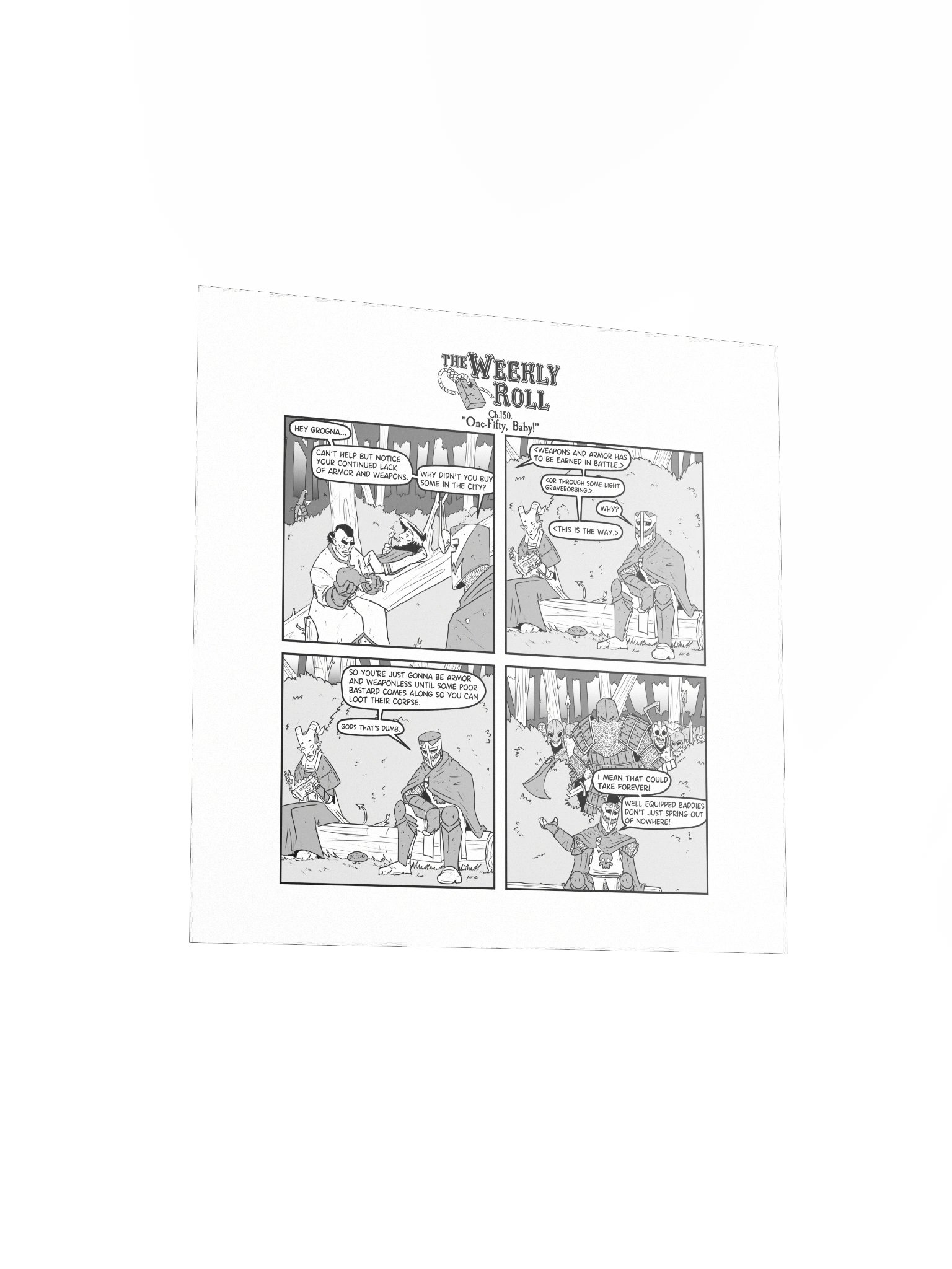 The Weekly Roll Ch. 150. Print Square product image (7)