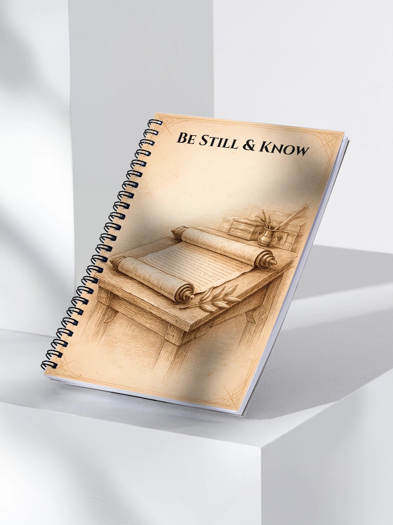 "Be Still & Know" | Spiral Notebook product image (3)