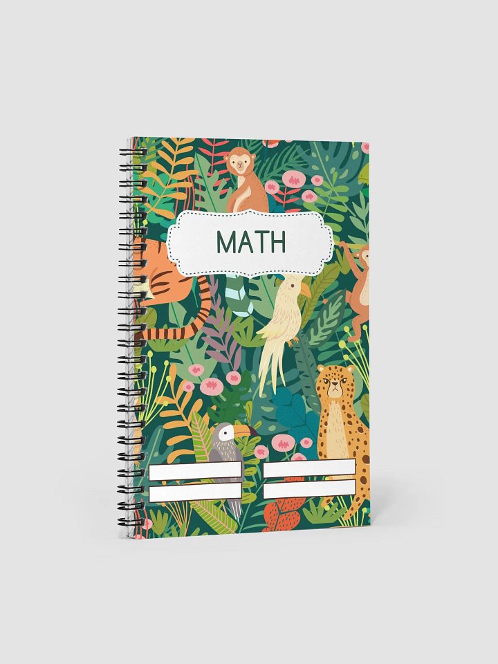 Jungle Whimsy Spiral Notebook product image (1)