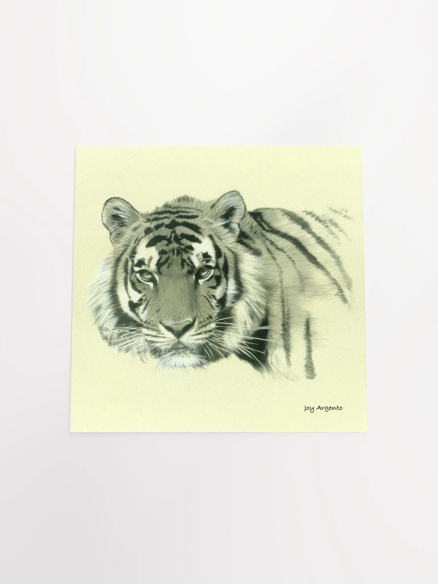 Tiger on Yellow Print product image (7)