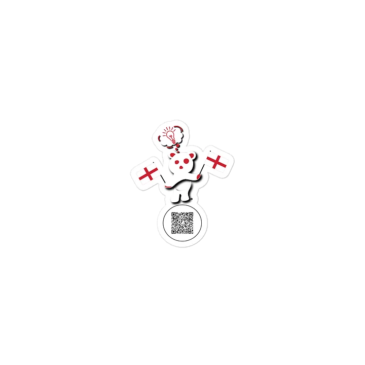 England — Country Bear Sticker | BehrBrained Media product image (1)