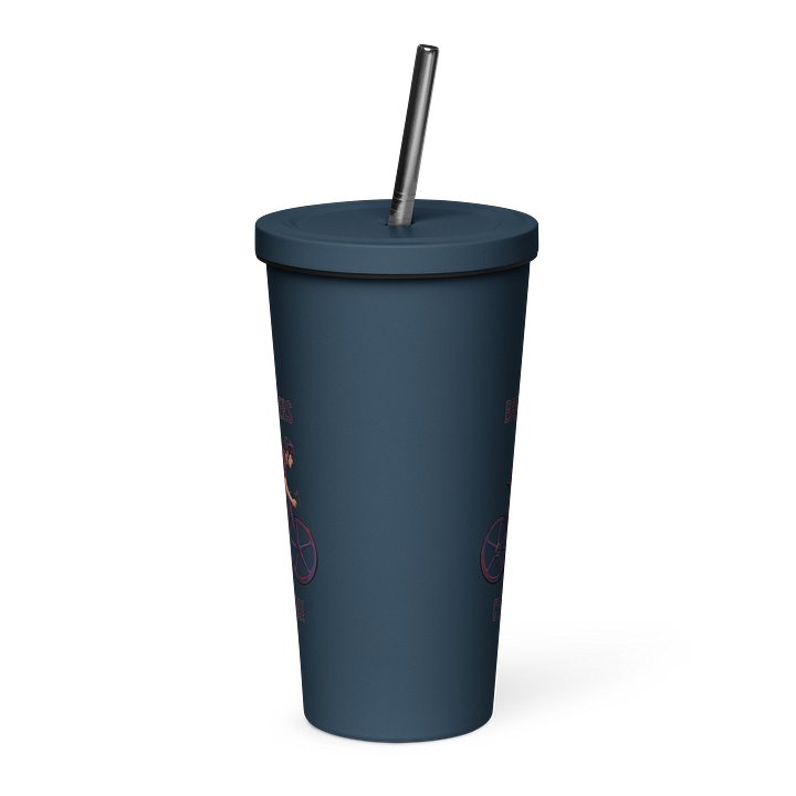 Bartender Athlete Tumbler with Straw | Mens Cycling Edition product image (10)