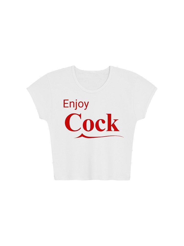 ENJOY COCK Baby Rib Crop Top product image (1)