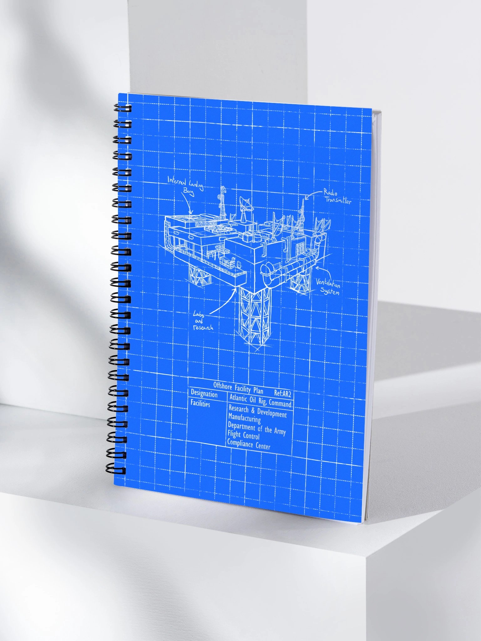 America Rising Blueprint Notebook - The Oil Rig product image (4)
