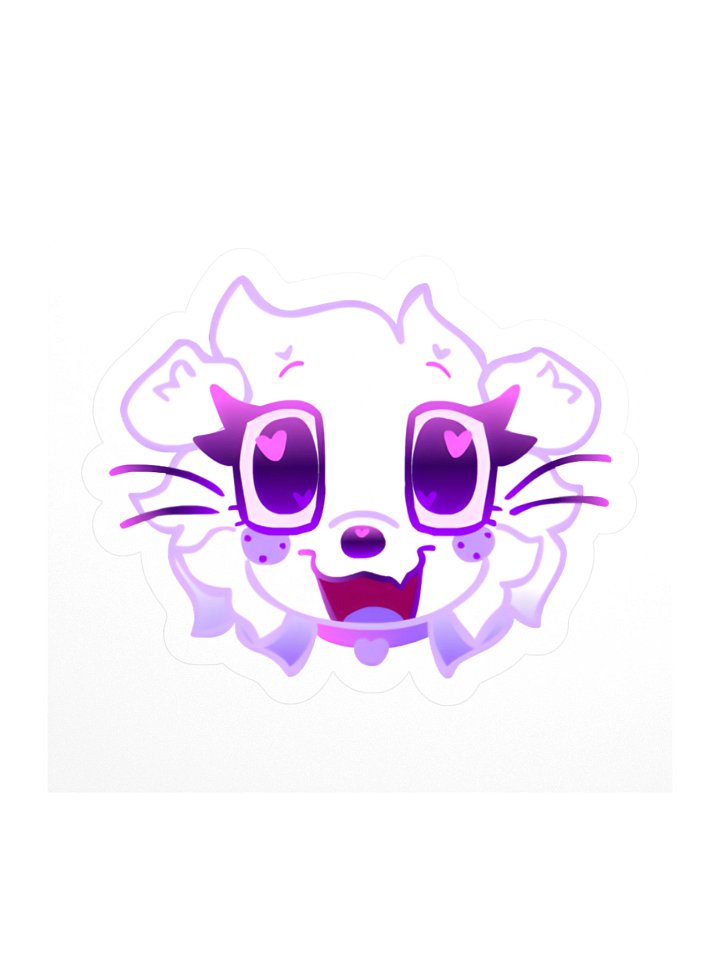 FluffyFemZ logo sticker! product image (3)