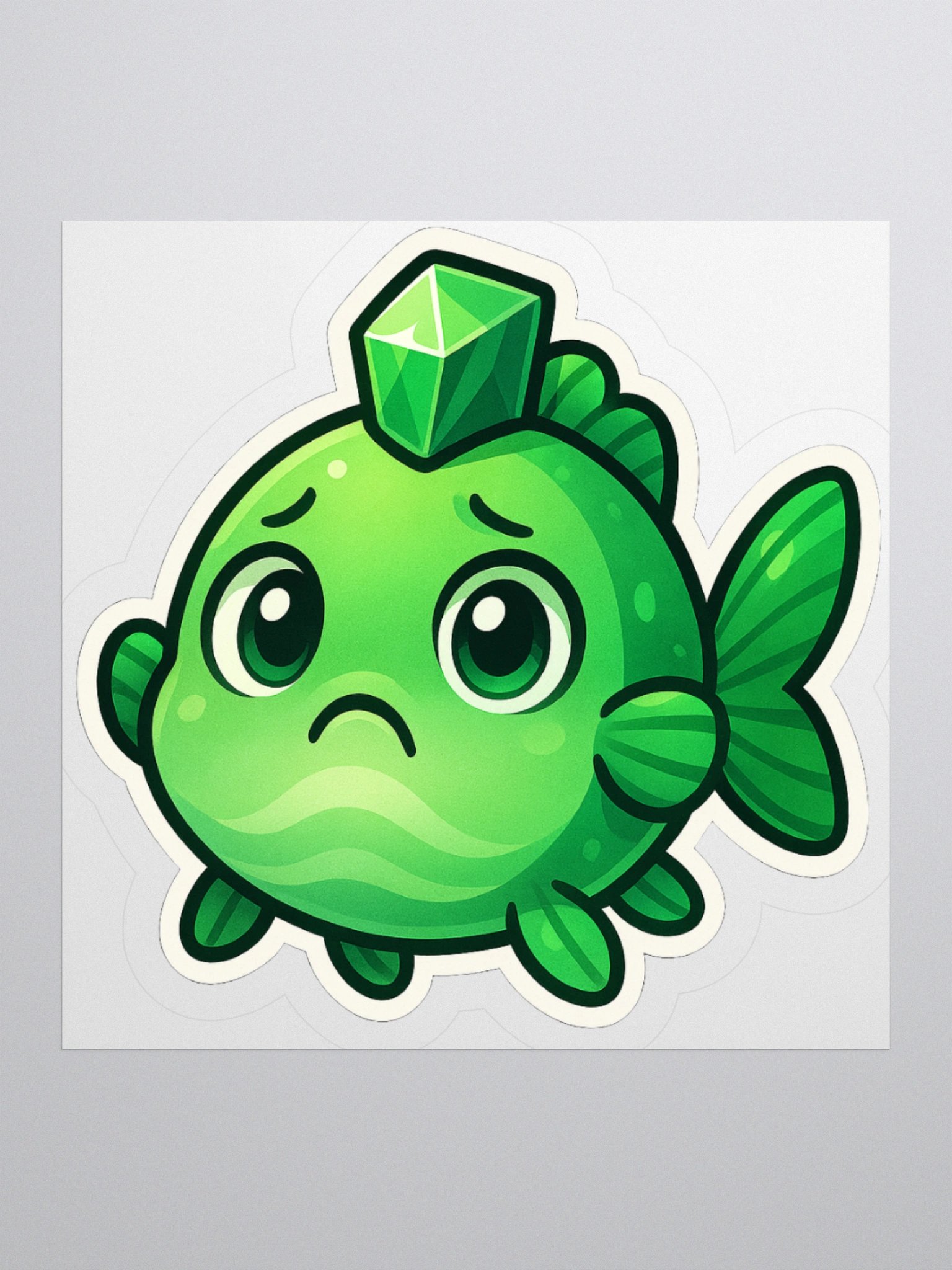 Peridot (August) Fish Sticker product image (2)