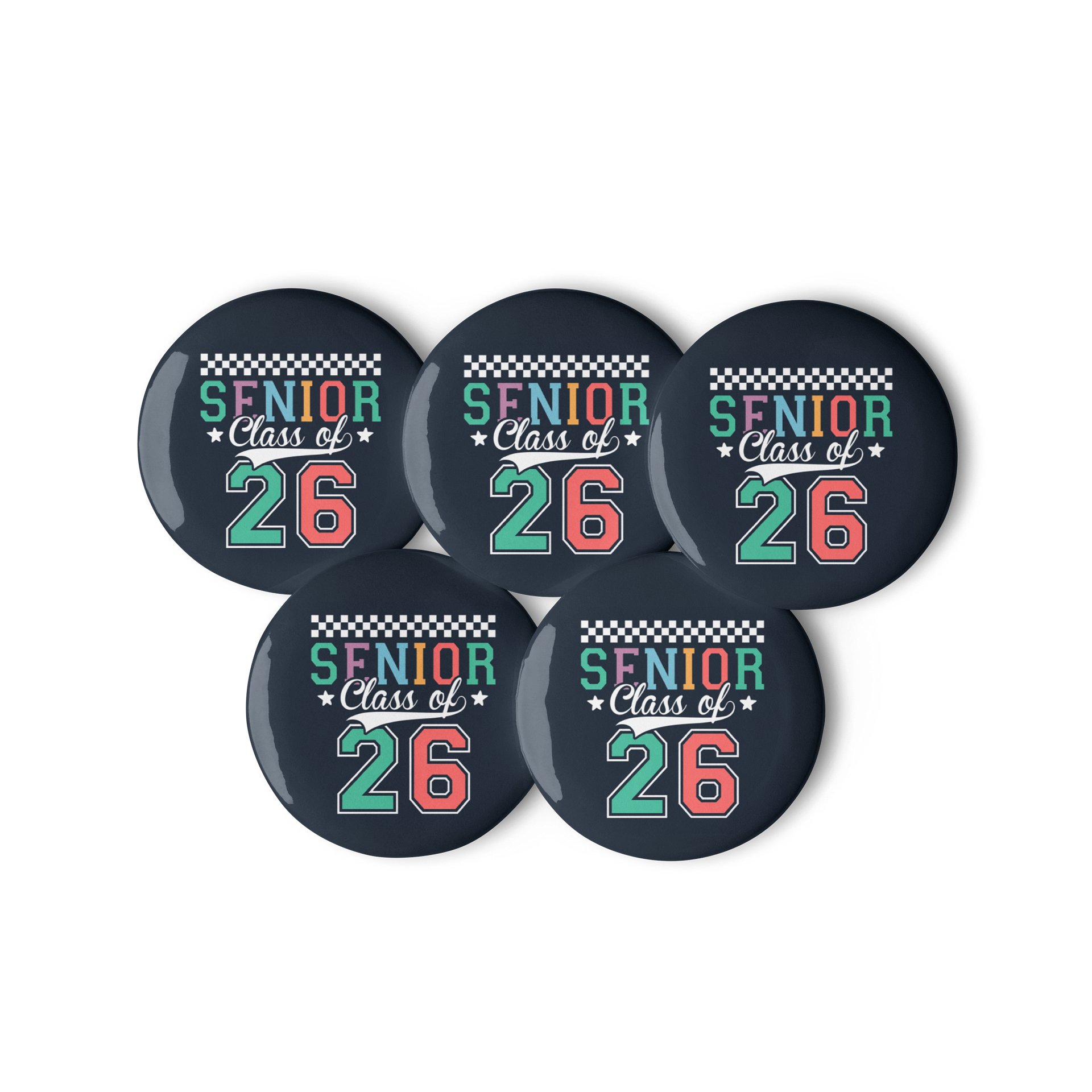 Senior Class of ‘26 Varsity Navy Pin Set product image (1)