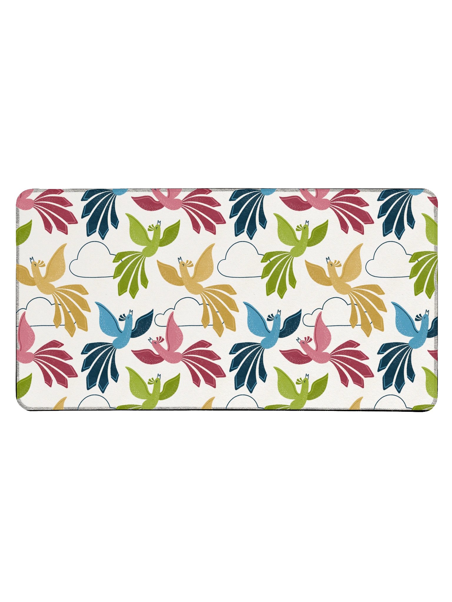Mid-Century Modern Firebirds Desk Mat product image (1)