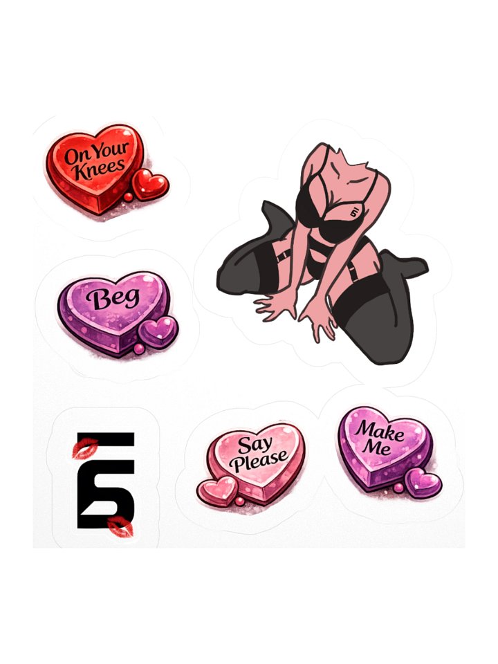 Submissive Seduction Sticker Set product image (1)