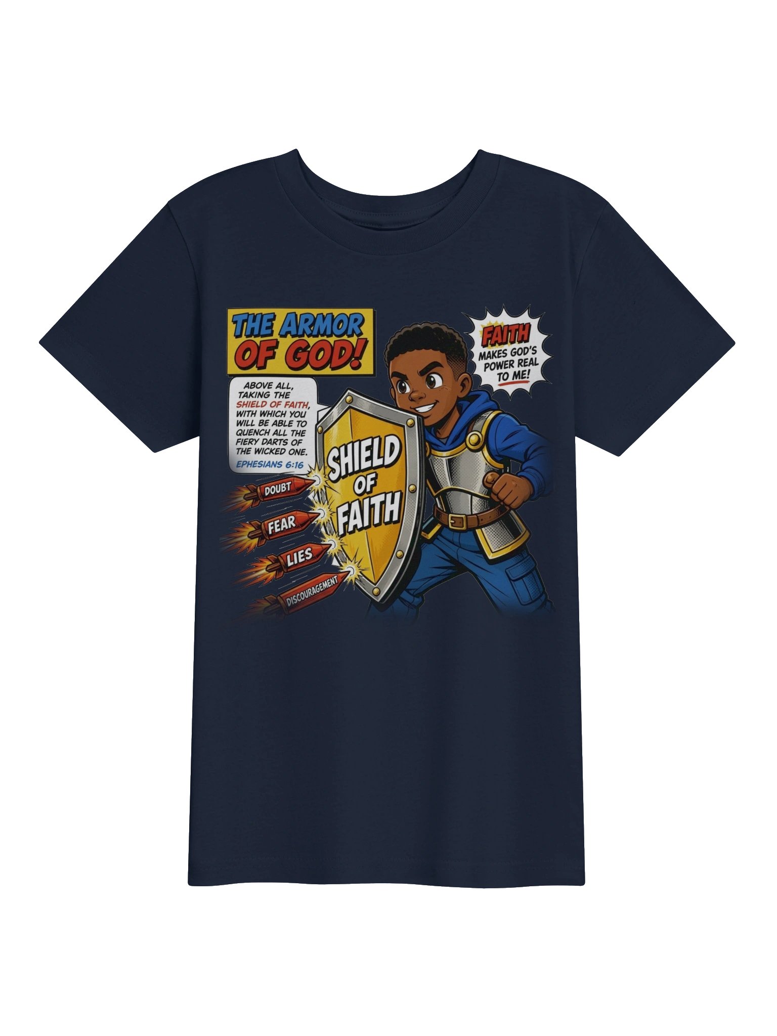 Shield of Faith Youth T-Shirt product image (2)