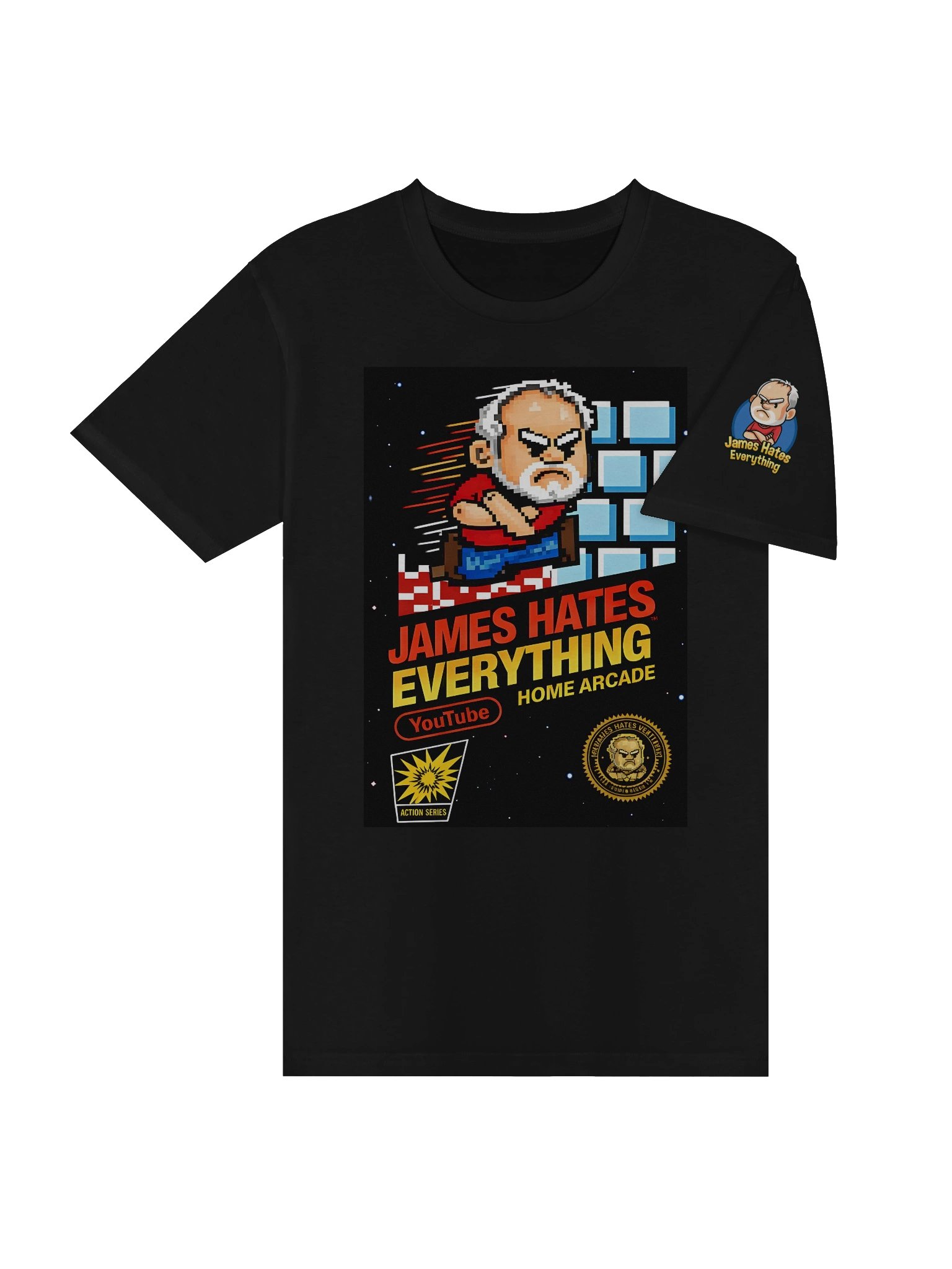 JamesHatesEverything Black Box NES T-shirt product image (4)