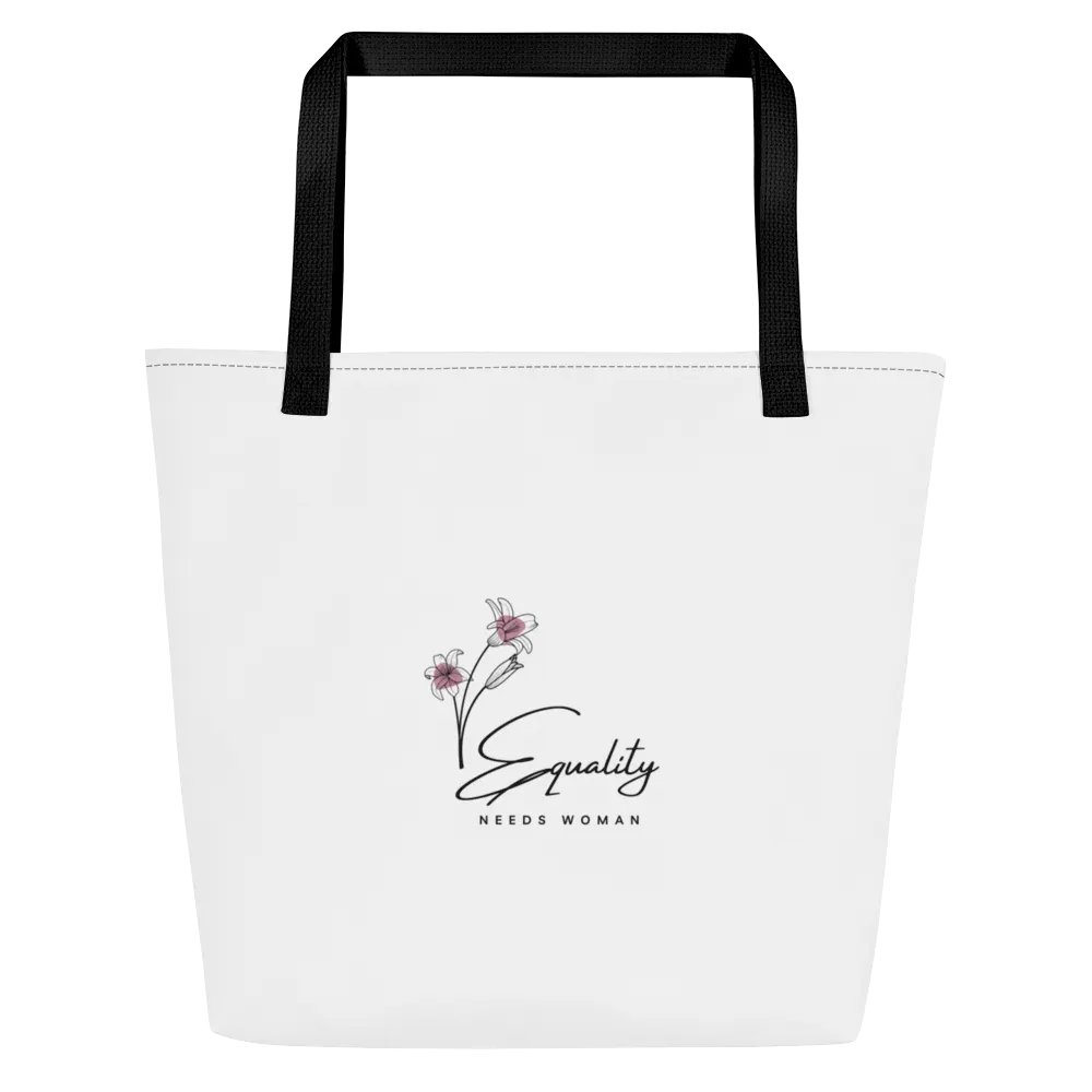 Large Tote Bag w/ Pocket LTFB0140 product image (1)