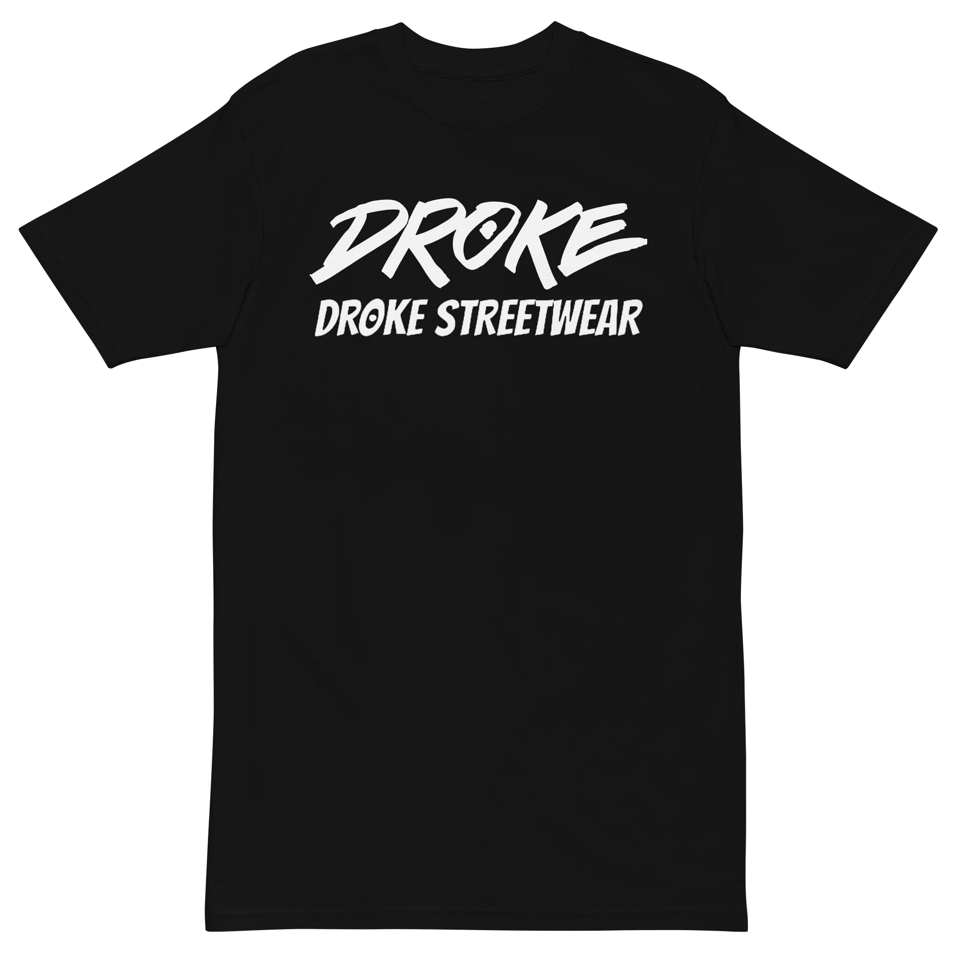 DROKE - White D -DS T-shirt product image (2)
