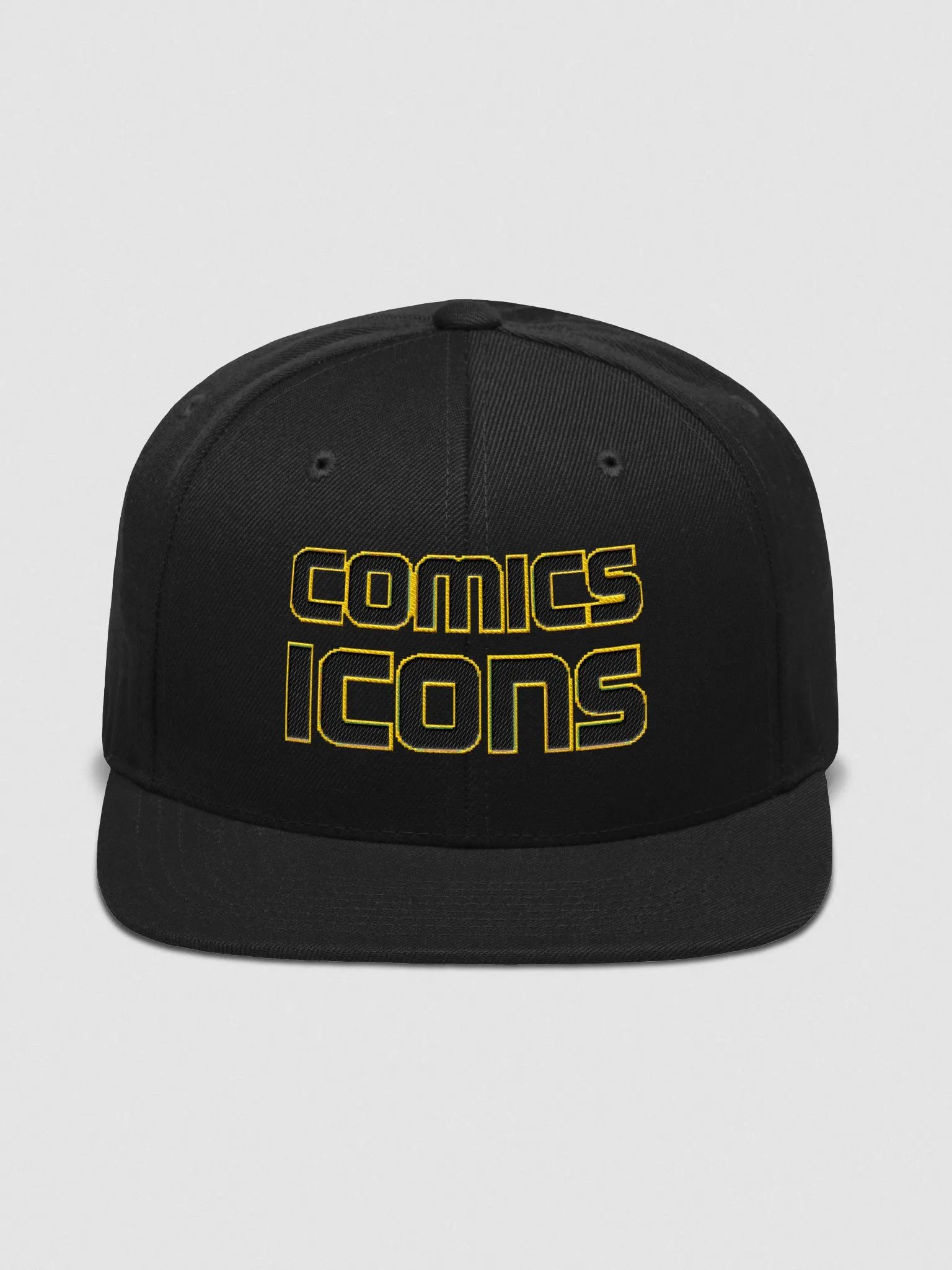 Iconic Black/Yellow Logo Snapback Cap product image (3)