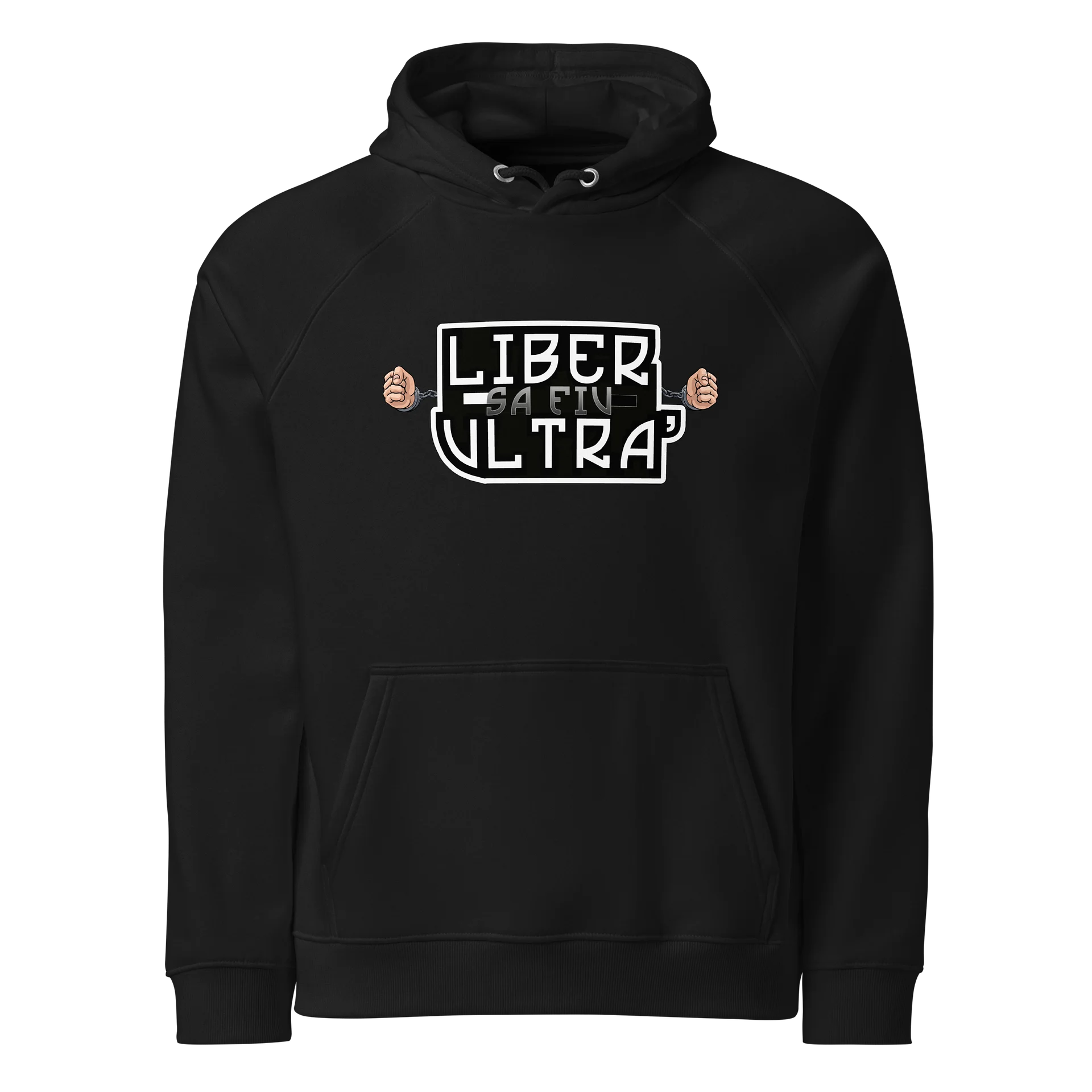 Hanorac Liber să Fiu Ultra' || Alb și Negru product image (1)
