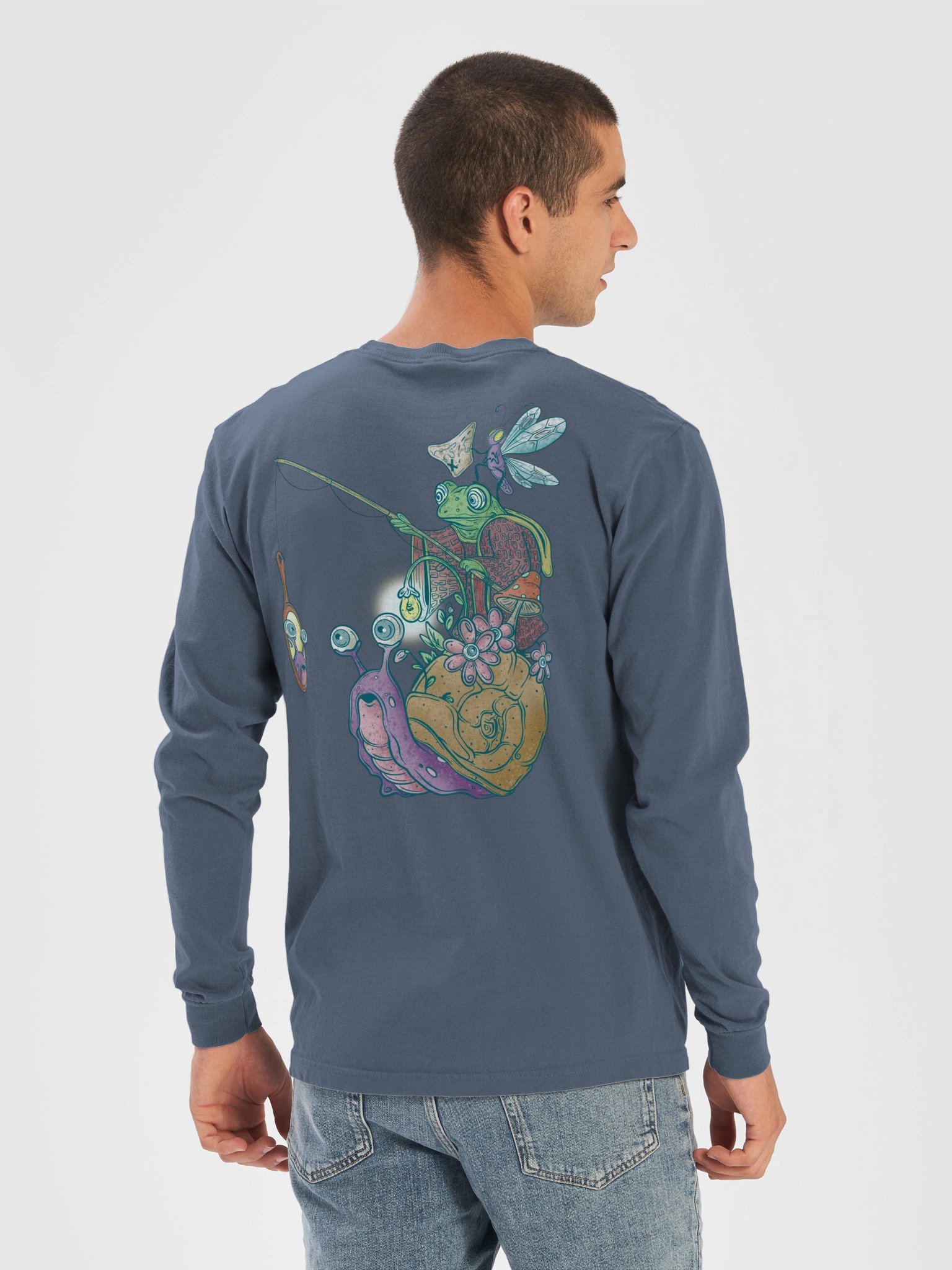 Snail - Comfort Colors 6014 Unisex Dyed Long Sleeve Shirt product image (16)