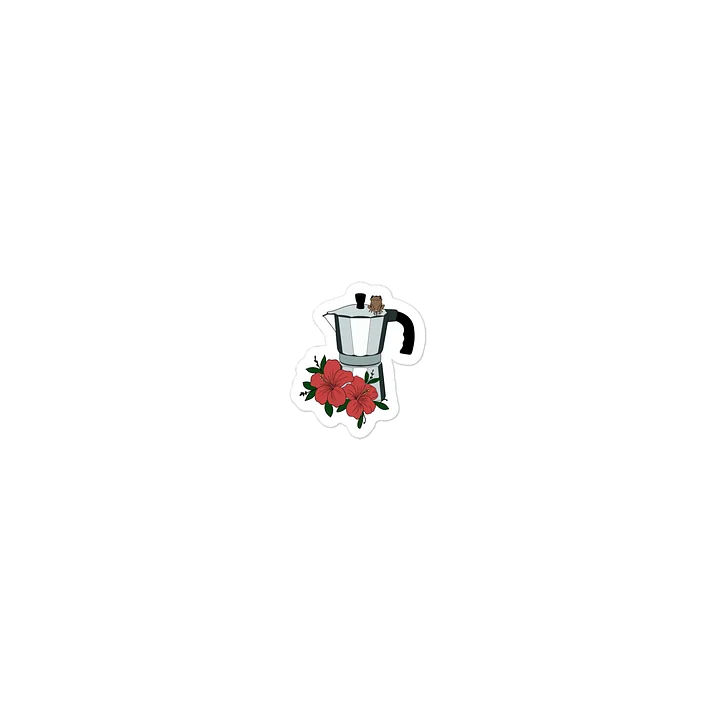 Cafetera Boricua (Sticker) product image (1)