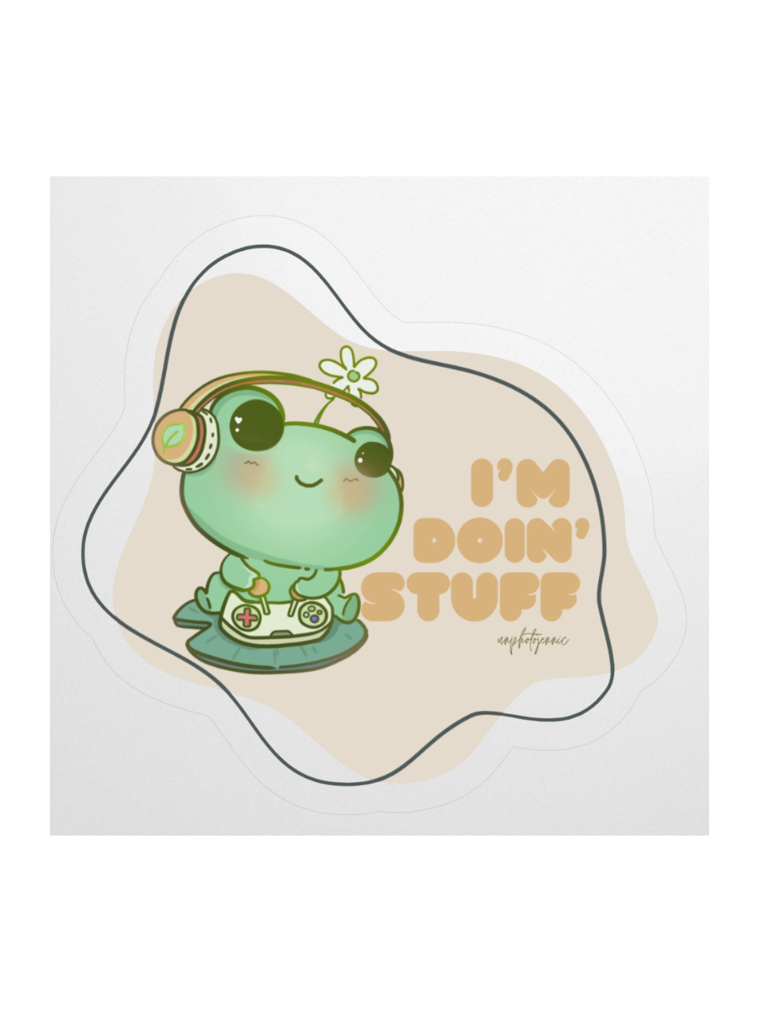 I'm Doin' Stuff Sticker product image (2)
