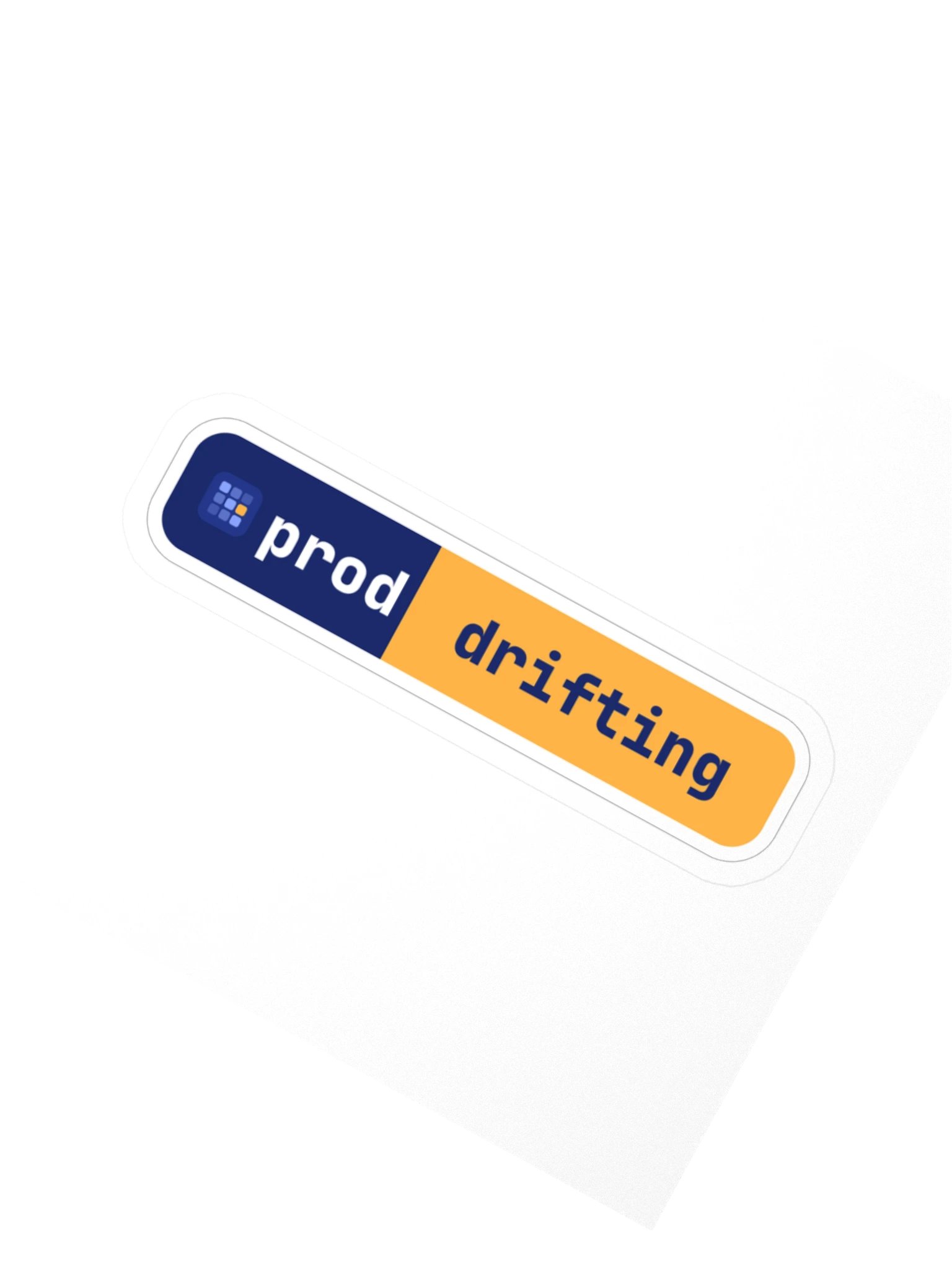 prod | drifting Badge Sticker product image (2)