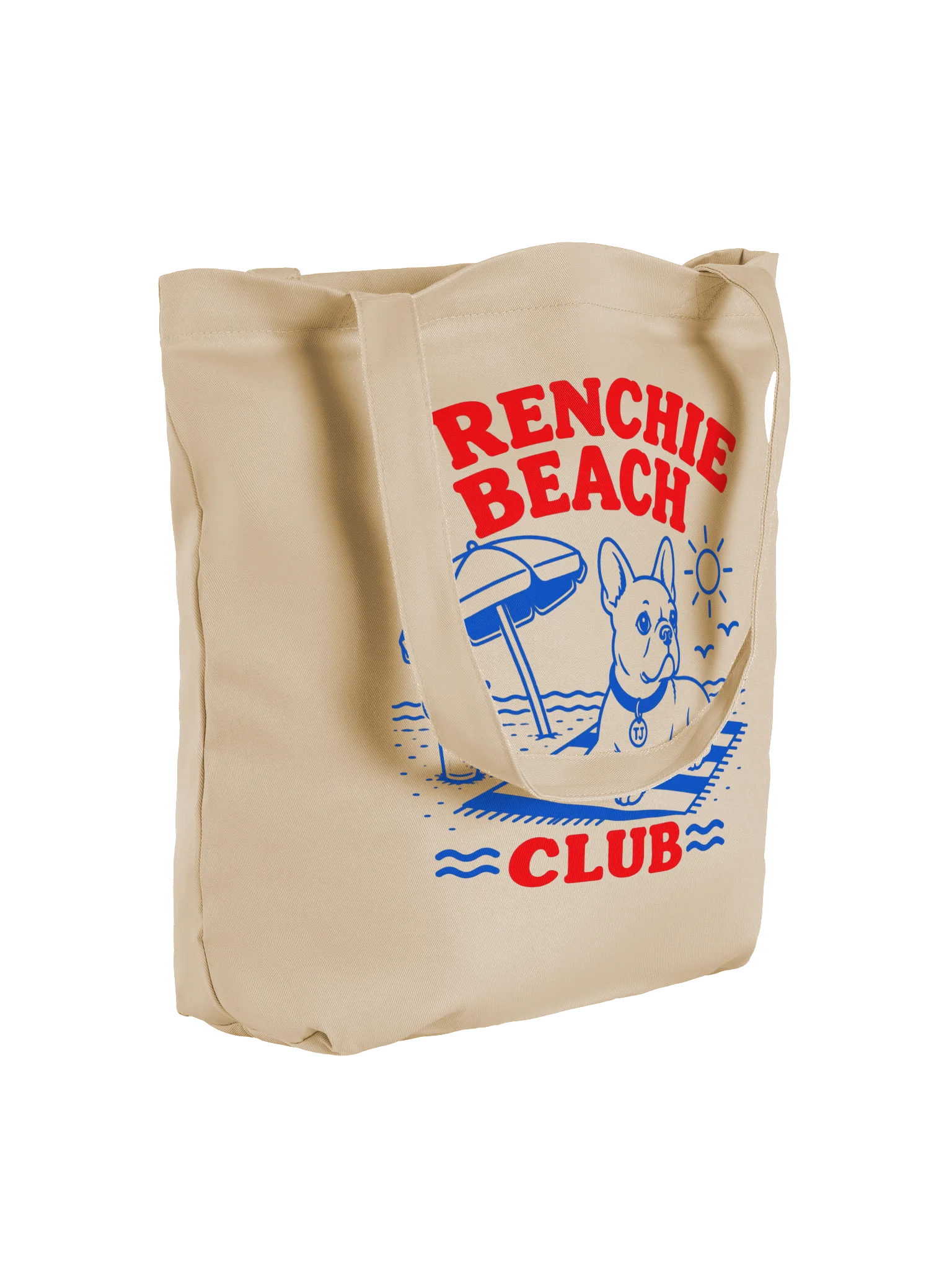 Frenchie Beach Club Tote Bag product image (4)
