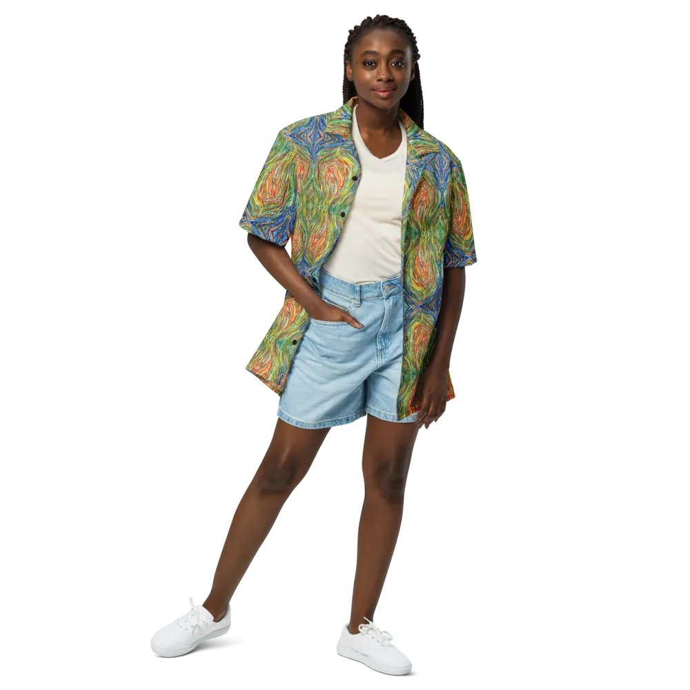 FIRE & WATER - PRINT BUTTON-UP SHIRT product image (3)