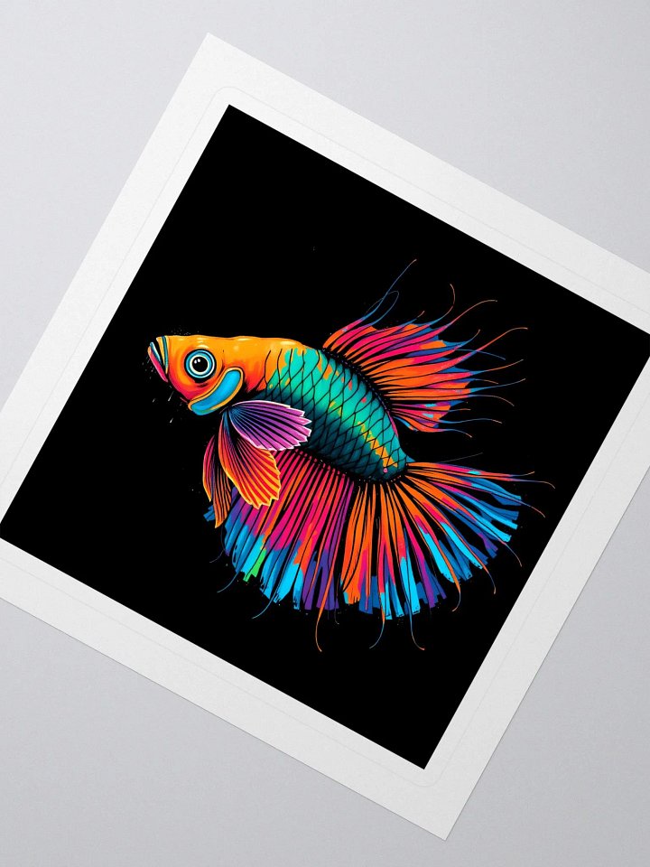 Vibrant Fish Kiss Cut Stickers product image (2)