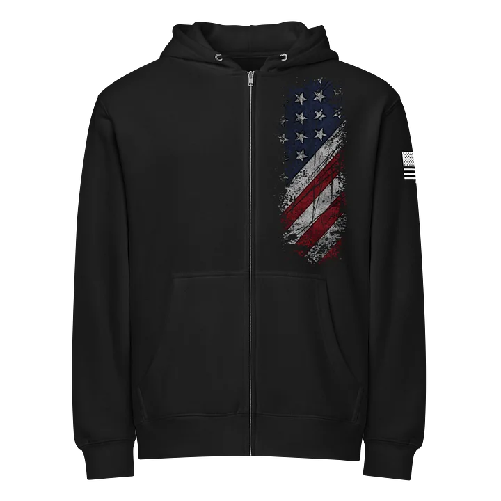 American Flag Zip Hoodie product image (1)