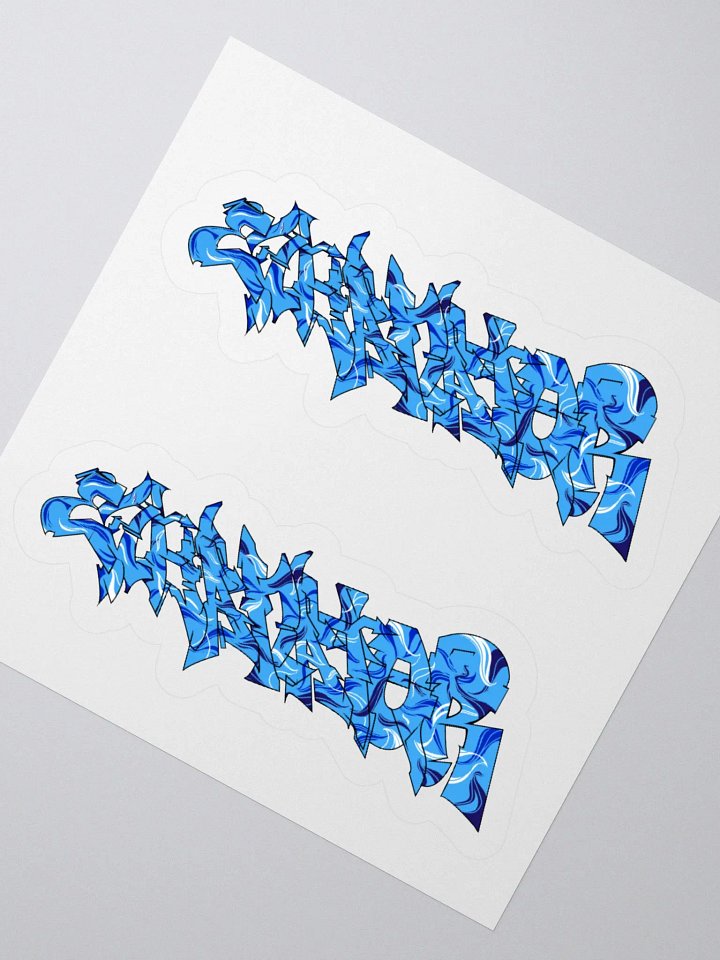 Blue Ethanator Graphitti Kiss Cut Stickers product image (7)