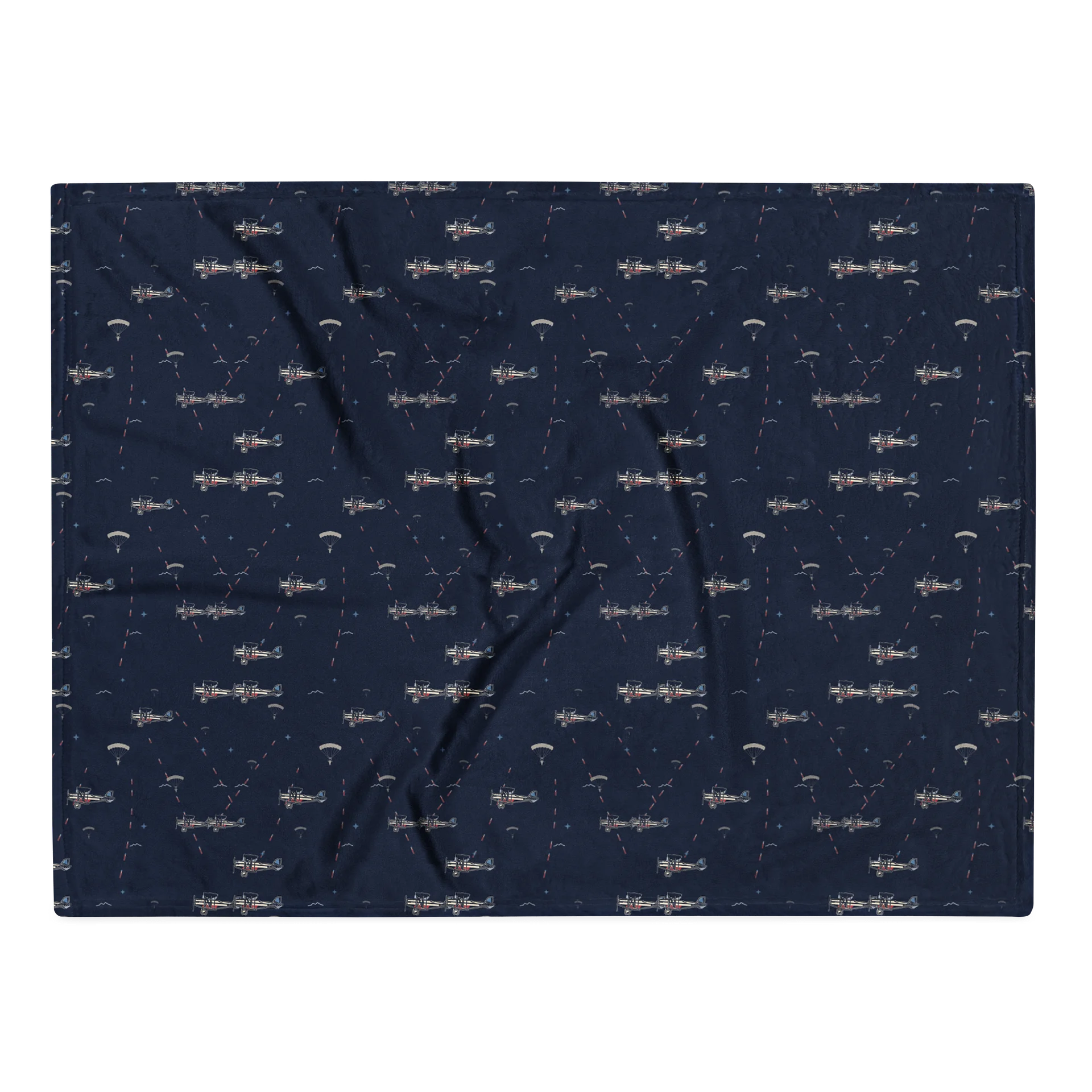 Orbit Fair Biplane Room Throw Blanket product image (2)