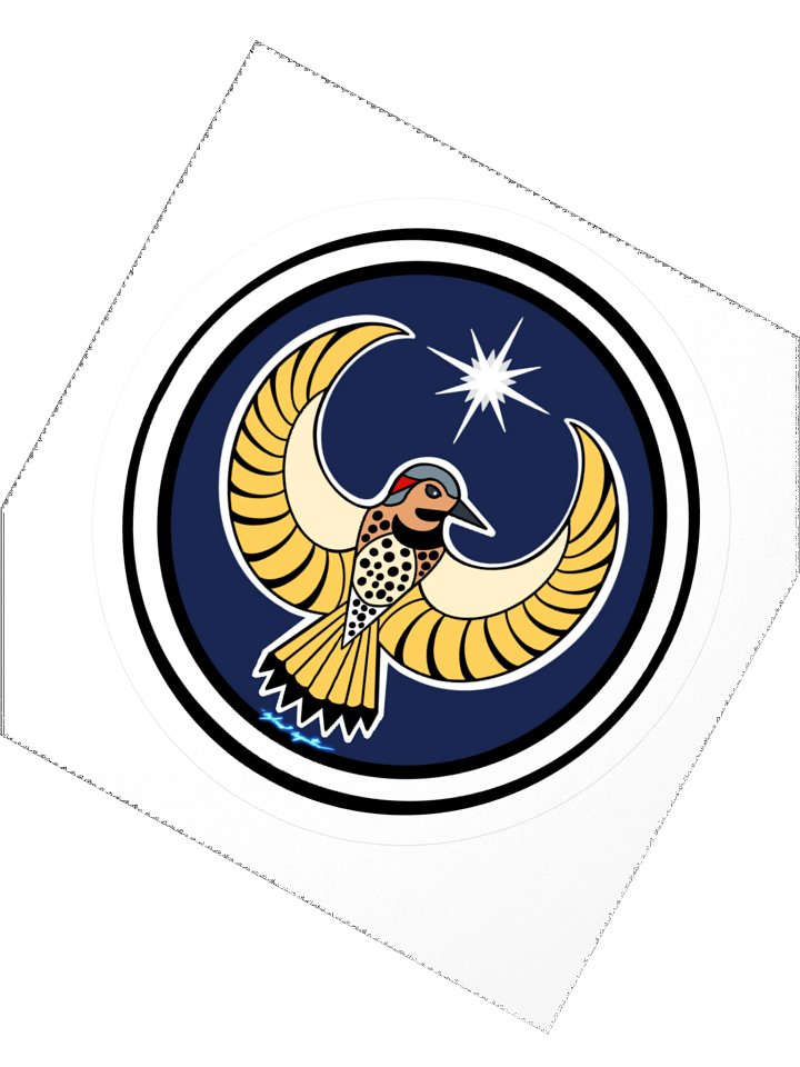 Northern Flicker- Resistance. AL. (sticker) product image (2)