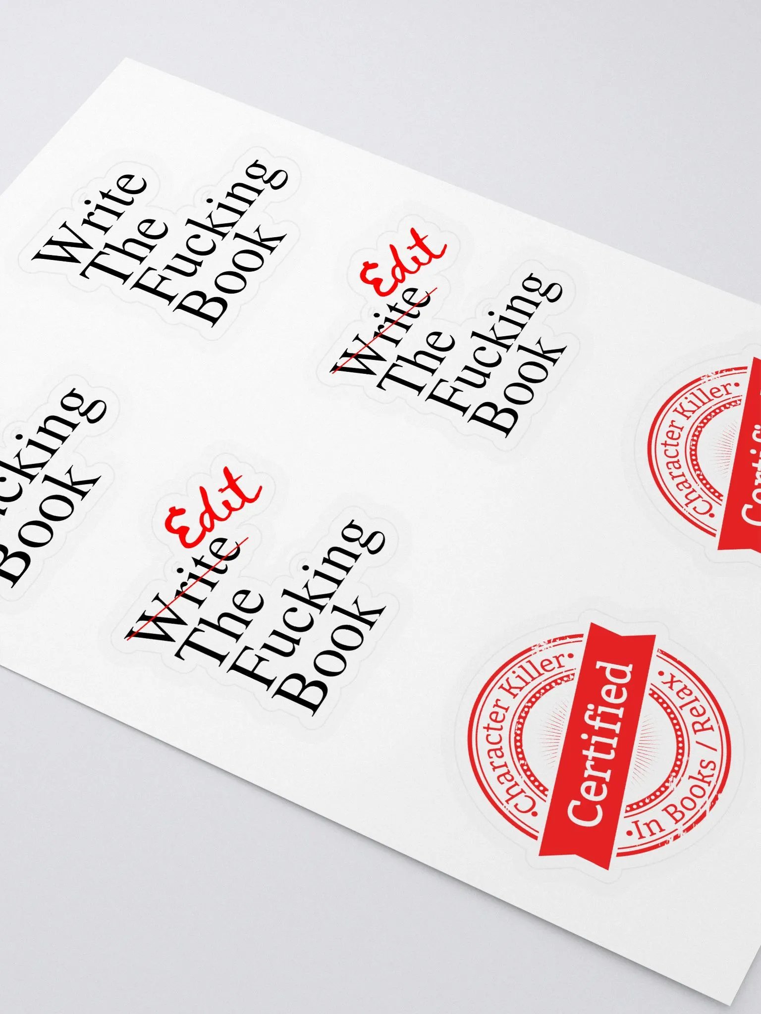 Author Stuff Sticker Sheet product image (3)
