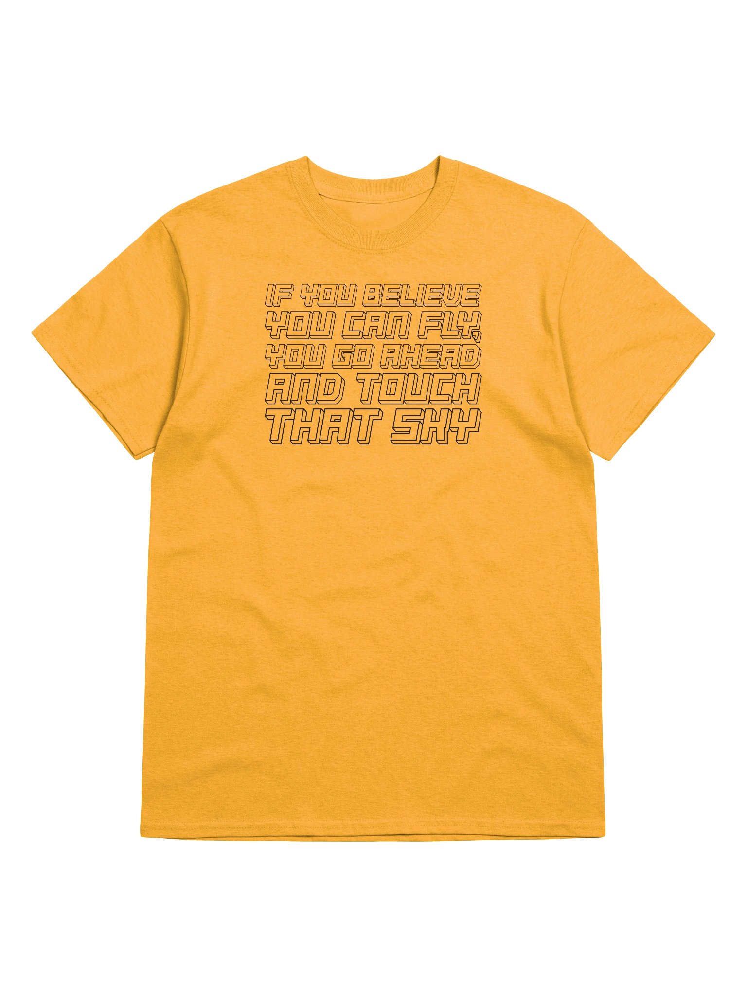 THE SELF REPORT TEE (BLACK TEXT) product image (42)