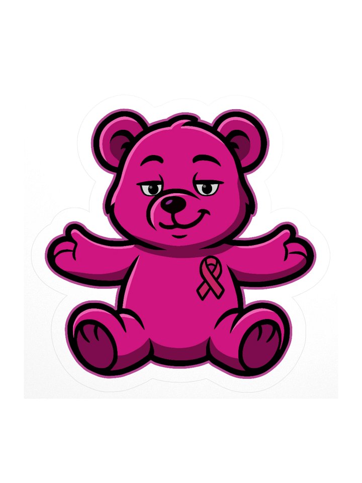 Pink Bear of Sharing Sticker product image (1)